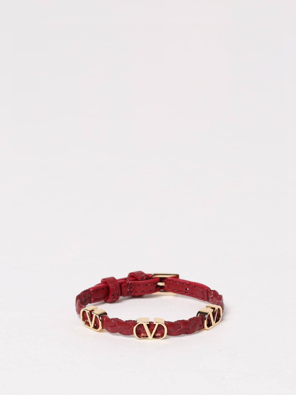 VALENTINO｜ (6W0J0X71 PRH GF9 / 6W2J0X71 PRH GF9) Valentino Garavani Leather Bracelet – Ellie Belle