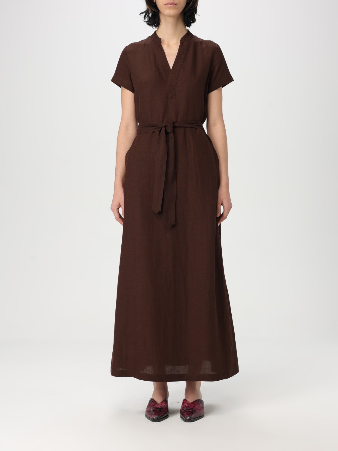 ワンピース A.P.C. Woman Dress Brown VIALVF35040 CAA A.P.C.: Dress woman - Brown | A.P.C. dress VIALVF35040
