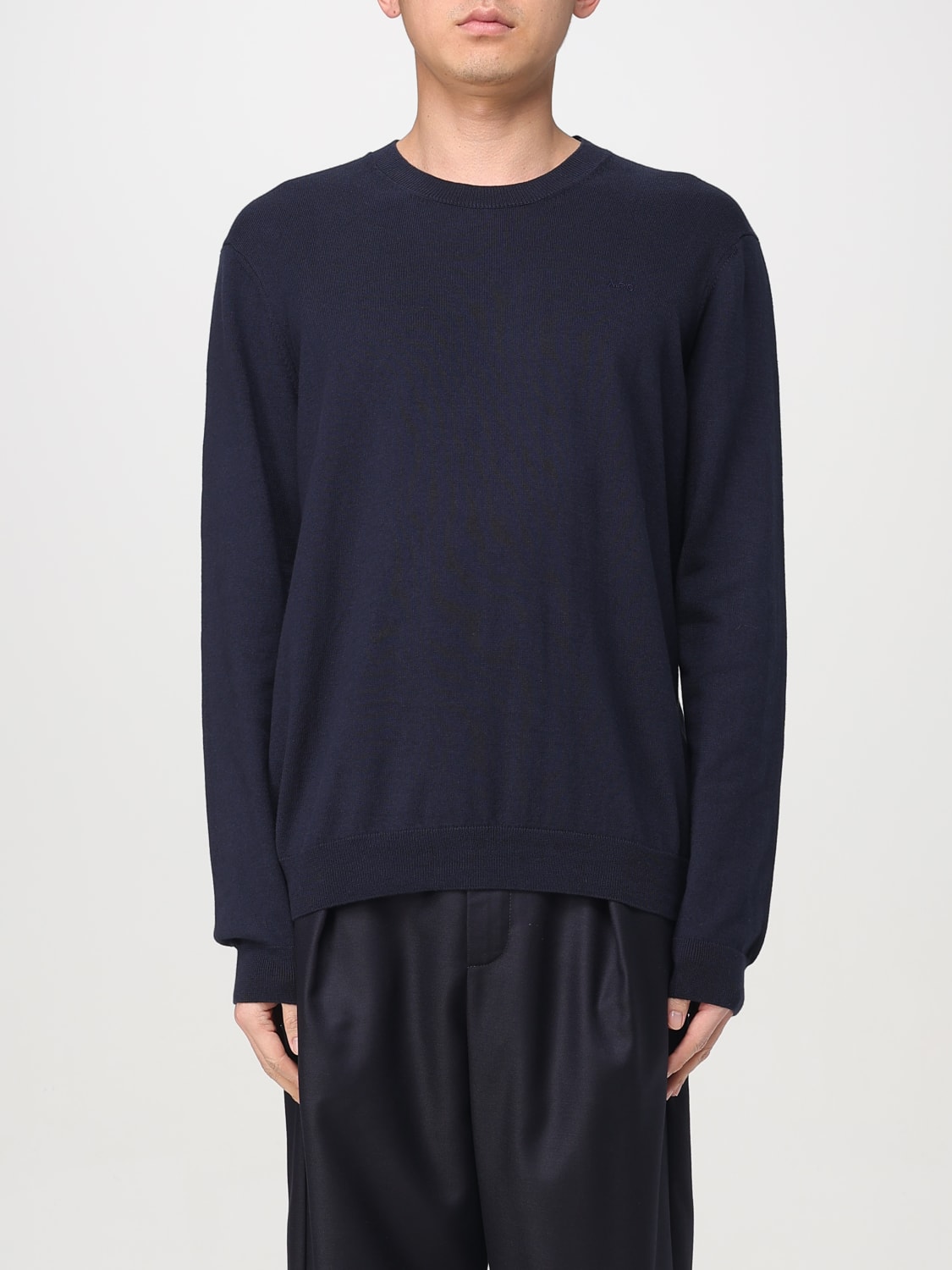 A.P.C. SWEATER: Sweater men A.P.C., Blue - Img 1