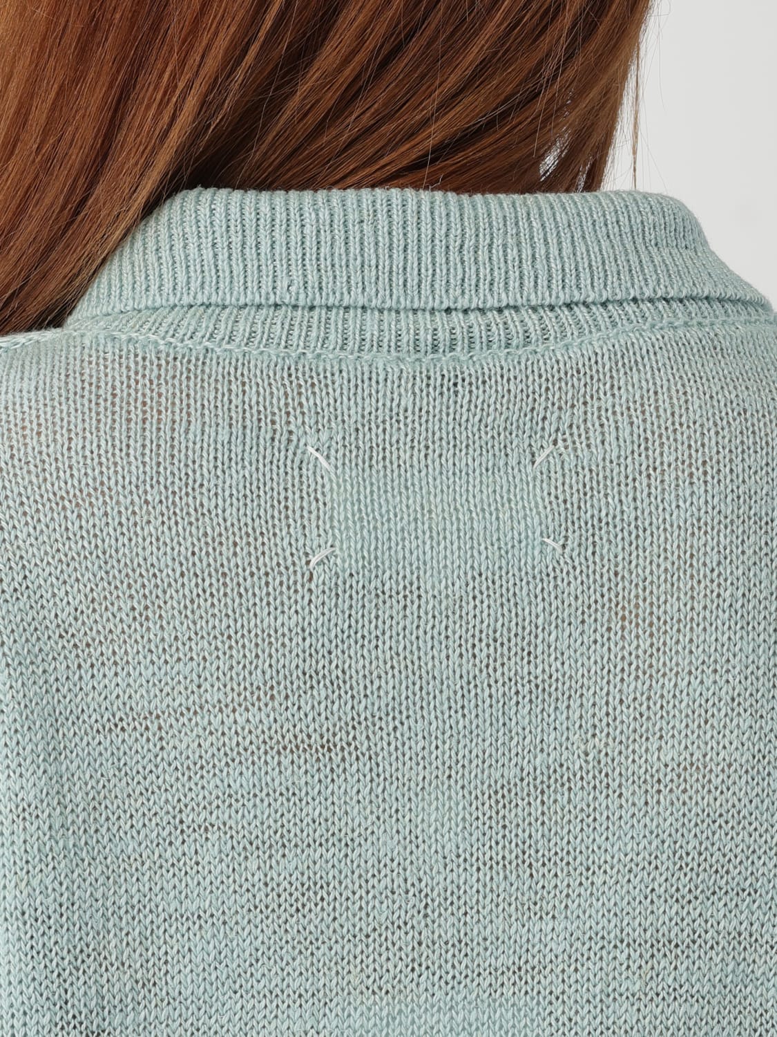 MAISON MARGIELA POLO: Polo mujer Maison Margiela, Verde - Img 5