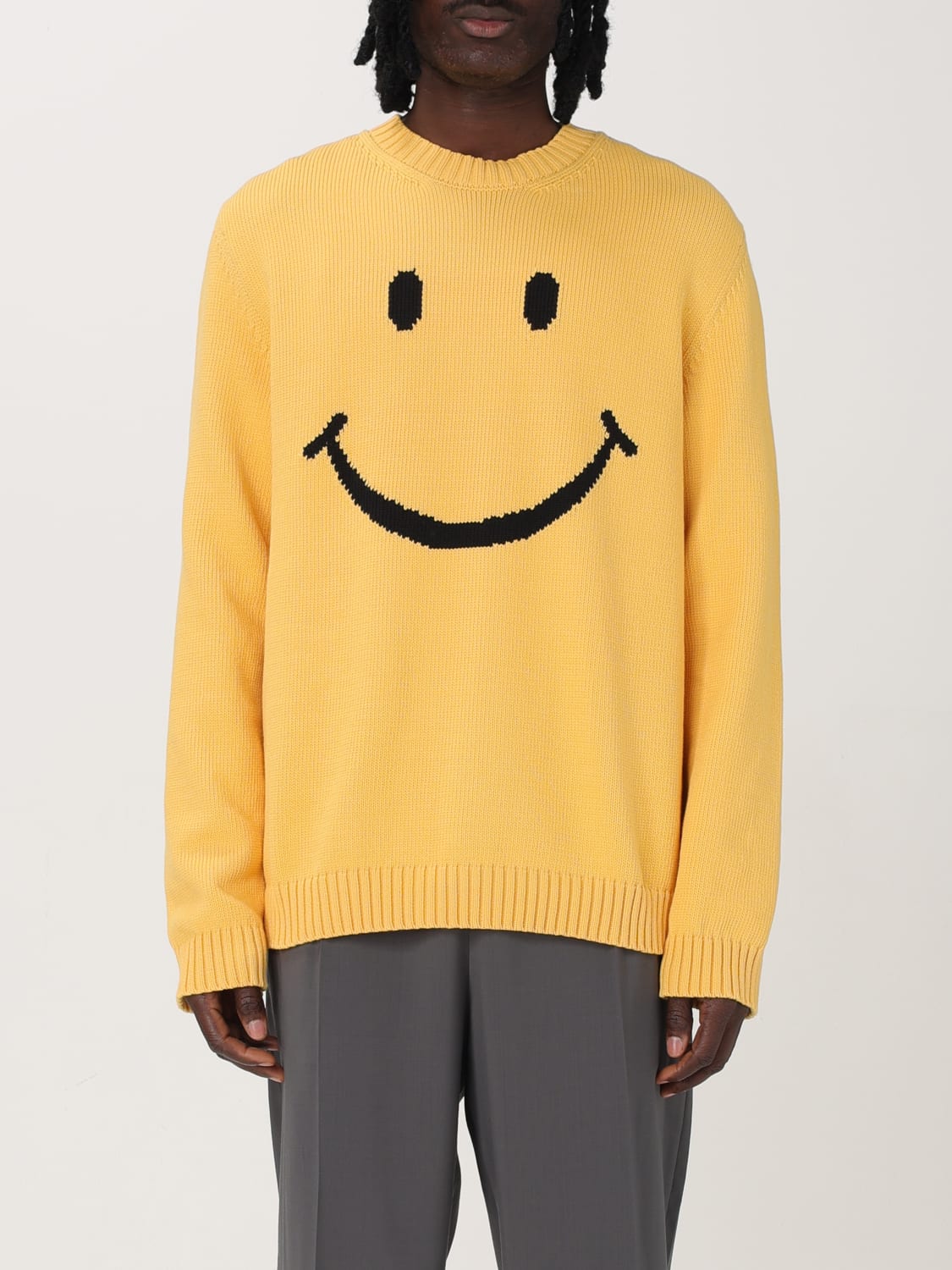 MOSCHINO COUTURE SWEATER: Sweater men Moschino Couture, Yellow - Img 1