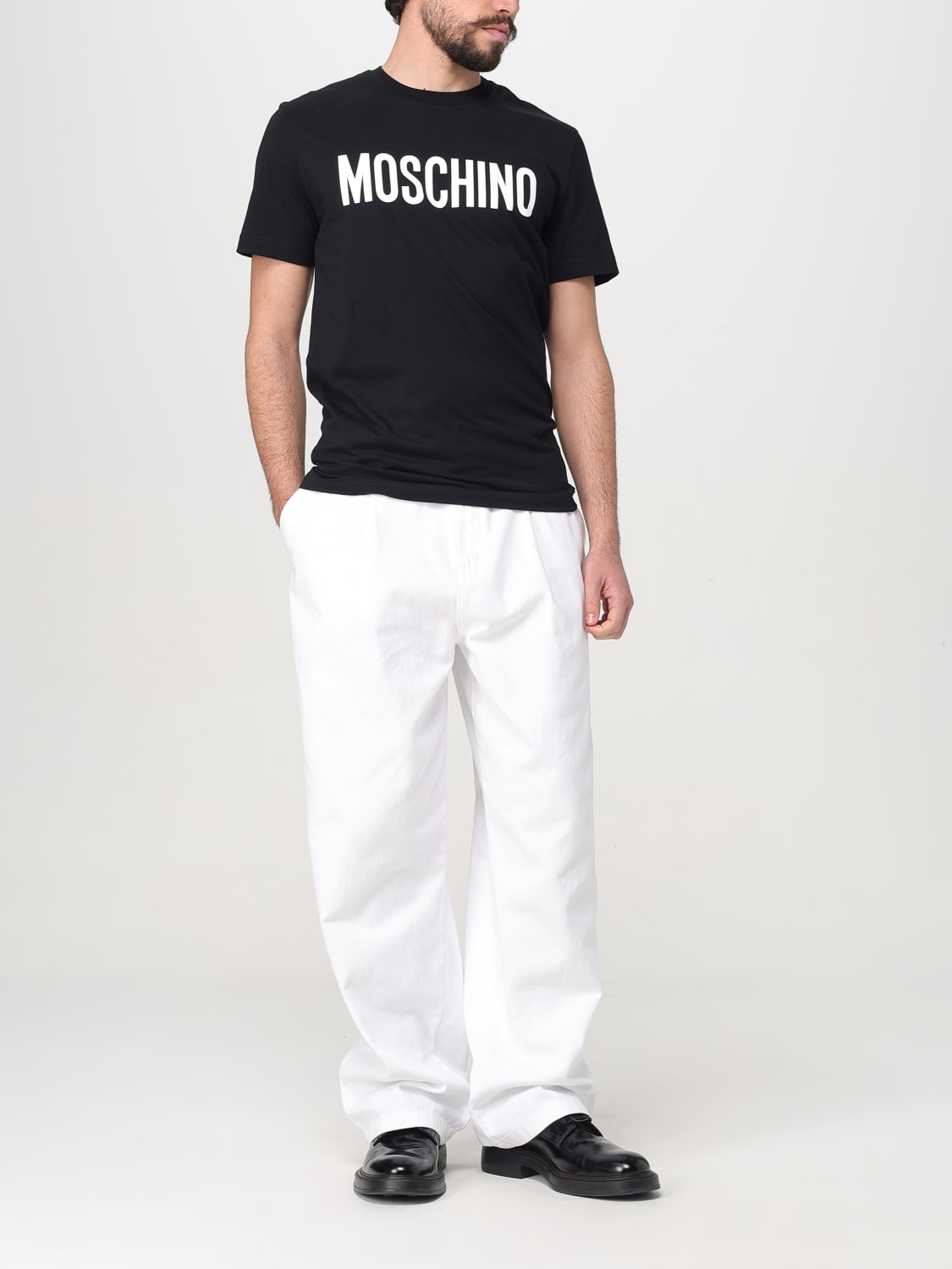 MOSCHINO COUTURE JEANS: Hose herren Moschino Couture, Weiß - Img 2