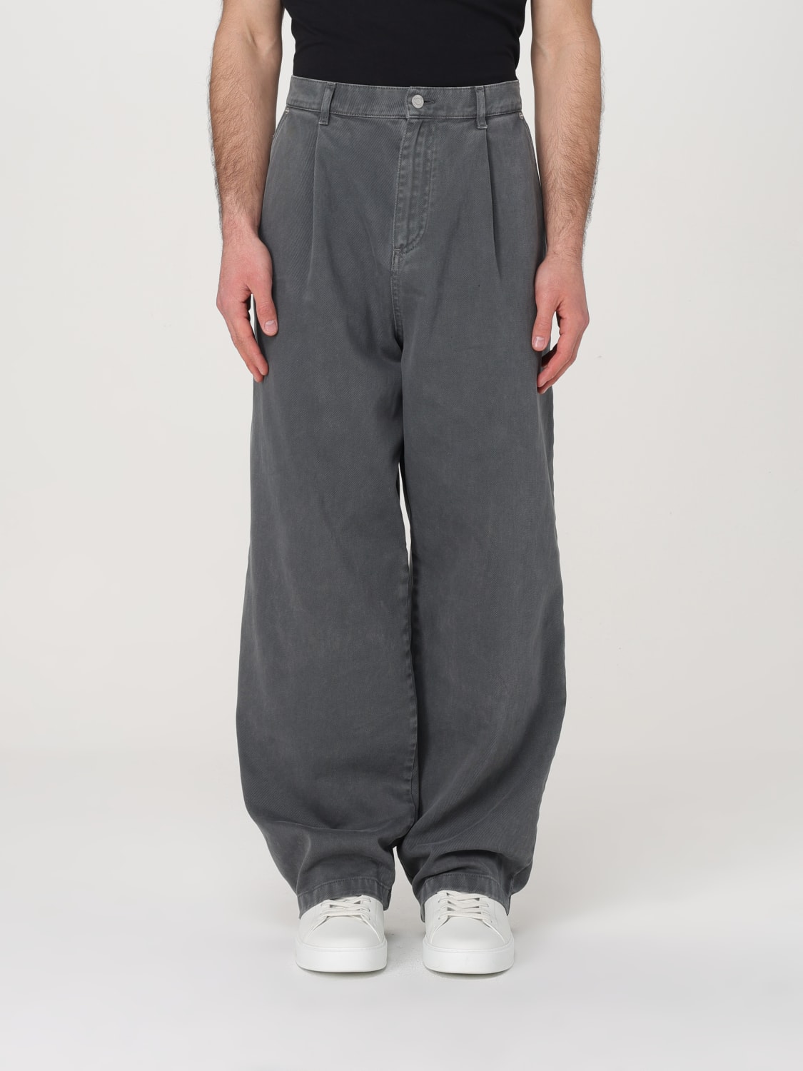 MOSCHINO COUTURE JEANS: Moschino Couture denim jeans, Black - Img 1