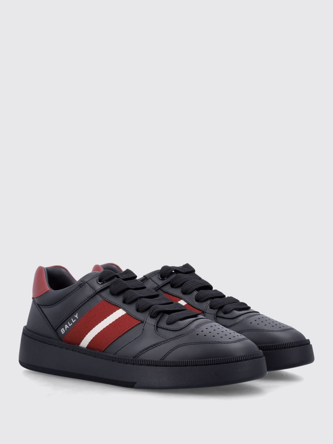 BALLY｜SNEAKERS (REBBY (MSK08YVT179-I988)) Bally Rebby Leather Low-Top Sneakers, Brand Size 40 ( US
