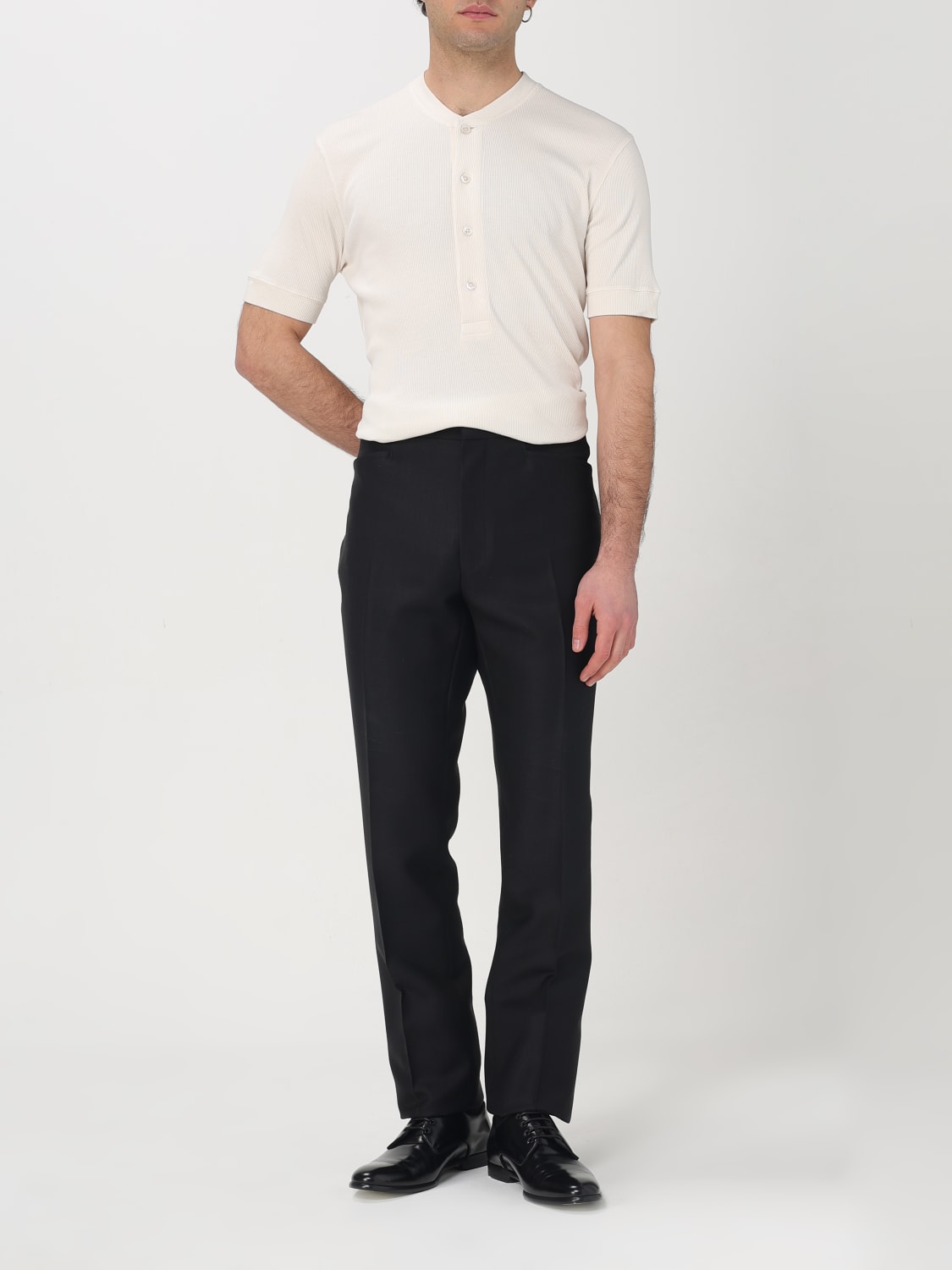 Tシャツ・カットソー TOM FORD Men T-shirt White JHS006JMC048S25 AW004 TOM FORD: T-shirt men - White | Tom Ford t-shirt