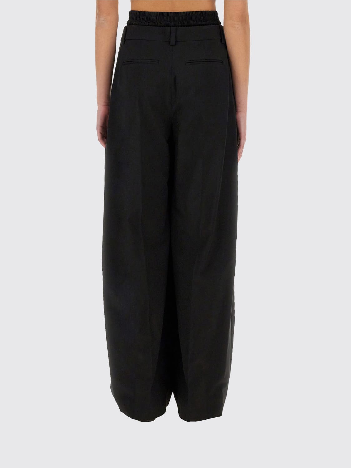 ALEXANDER WANG 裤子: 裤子 女士 Alexander Wang, 黑色 - Img 3