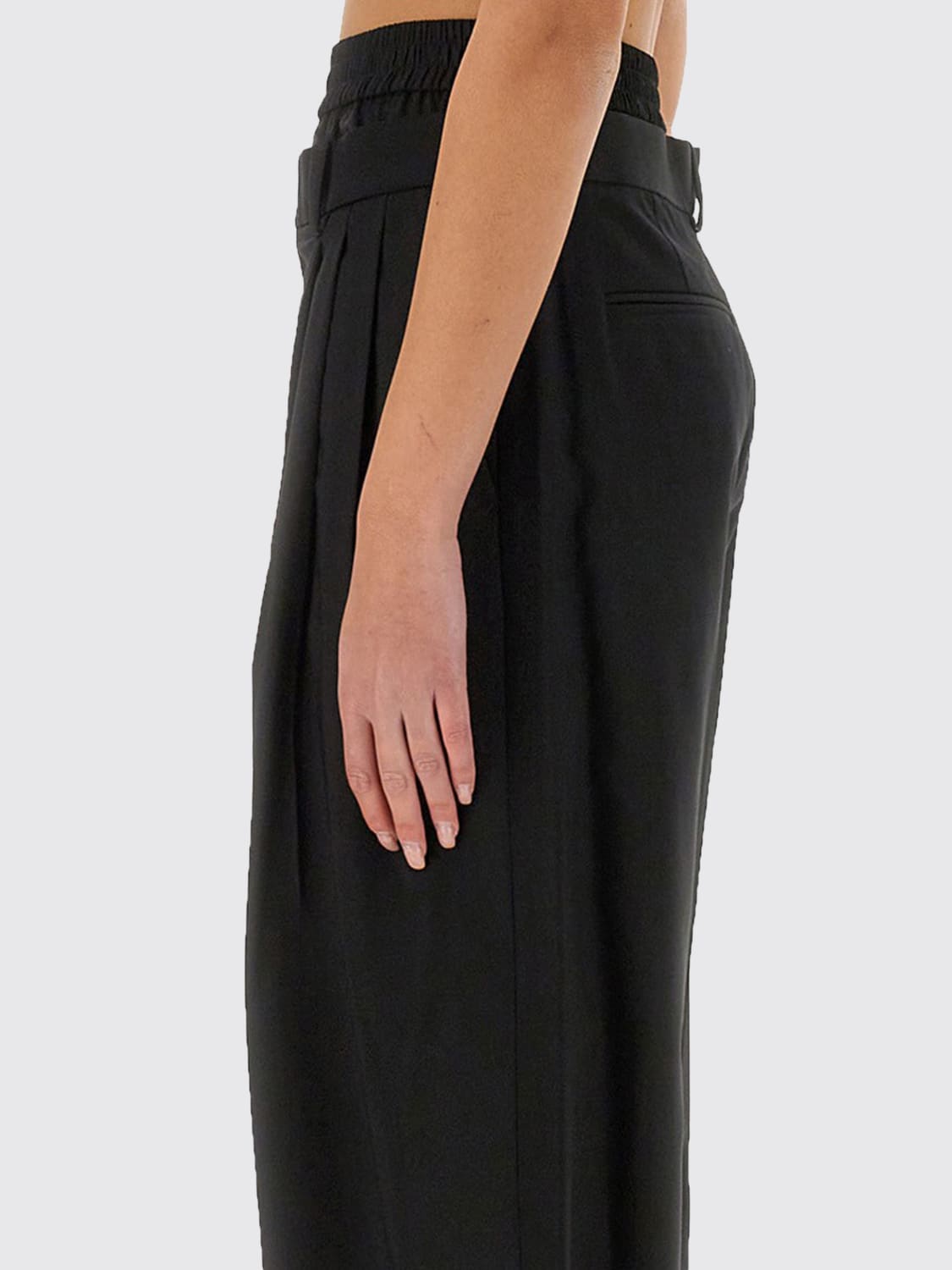 ALEXANDER WANG 裤子: 裤子 女士 Alexander Wang, 黑色 - Img 4