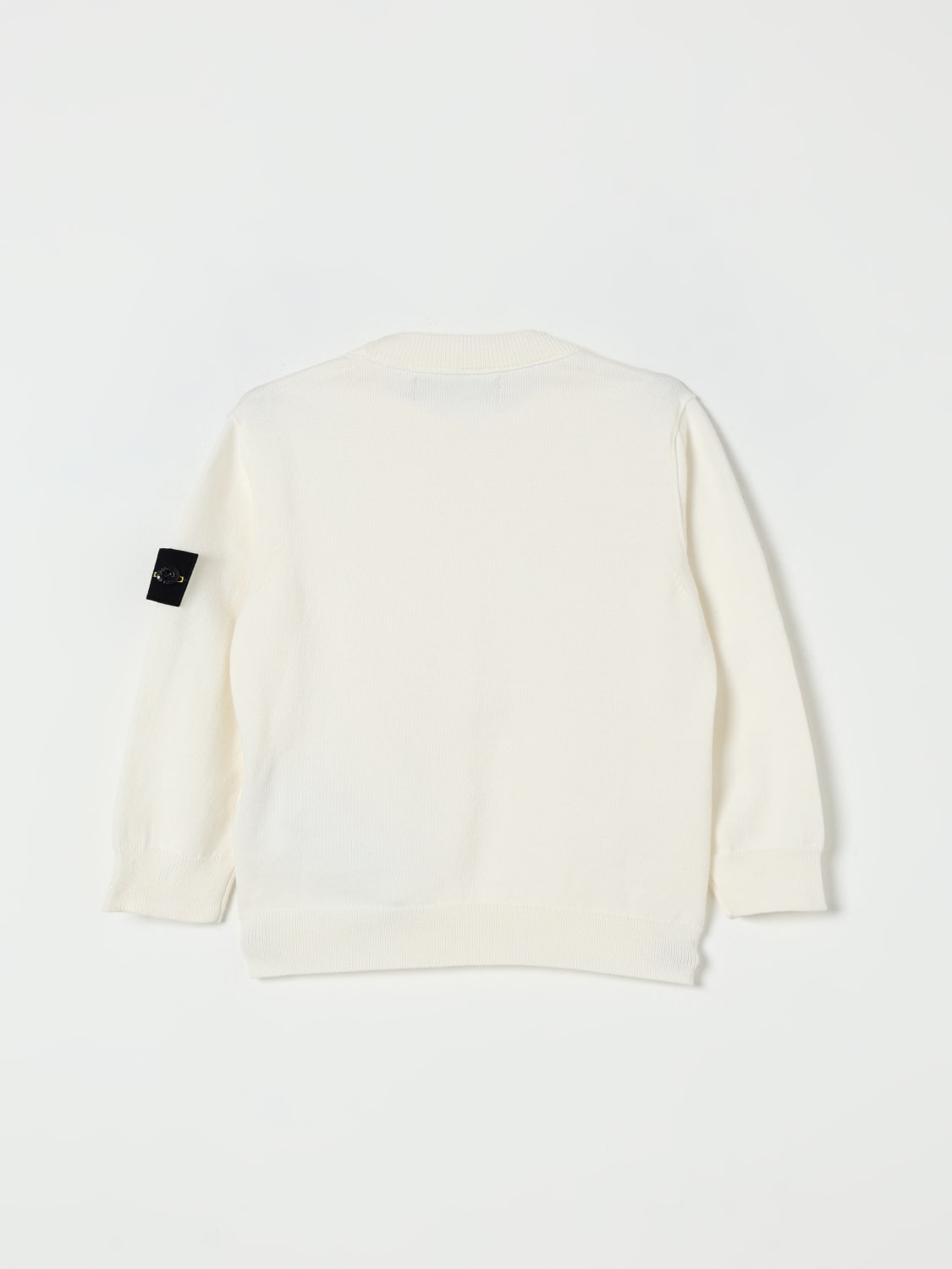 STONE ISLAND JUNIOR SWEATER: Sweater kids Stone Island Junior, White - Img 2