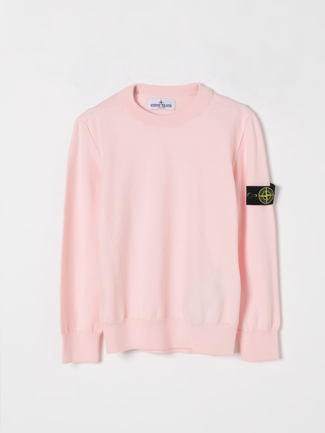STONE ISLAND JUNIOR PULL: Pull enfant Stone Island Junior, Rose - Img 1