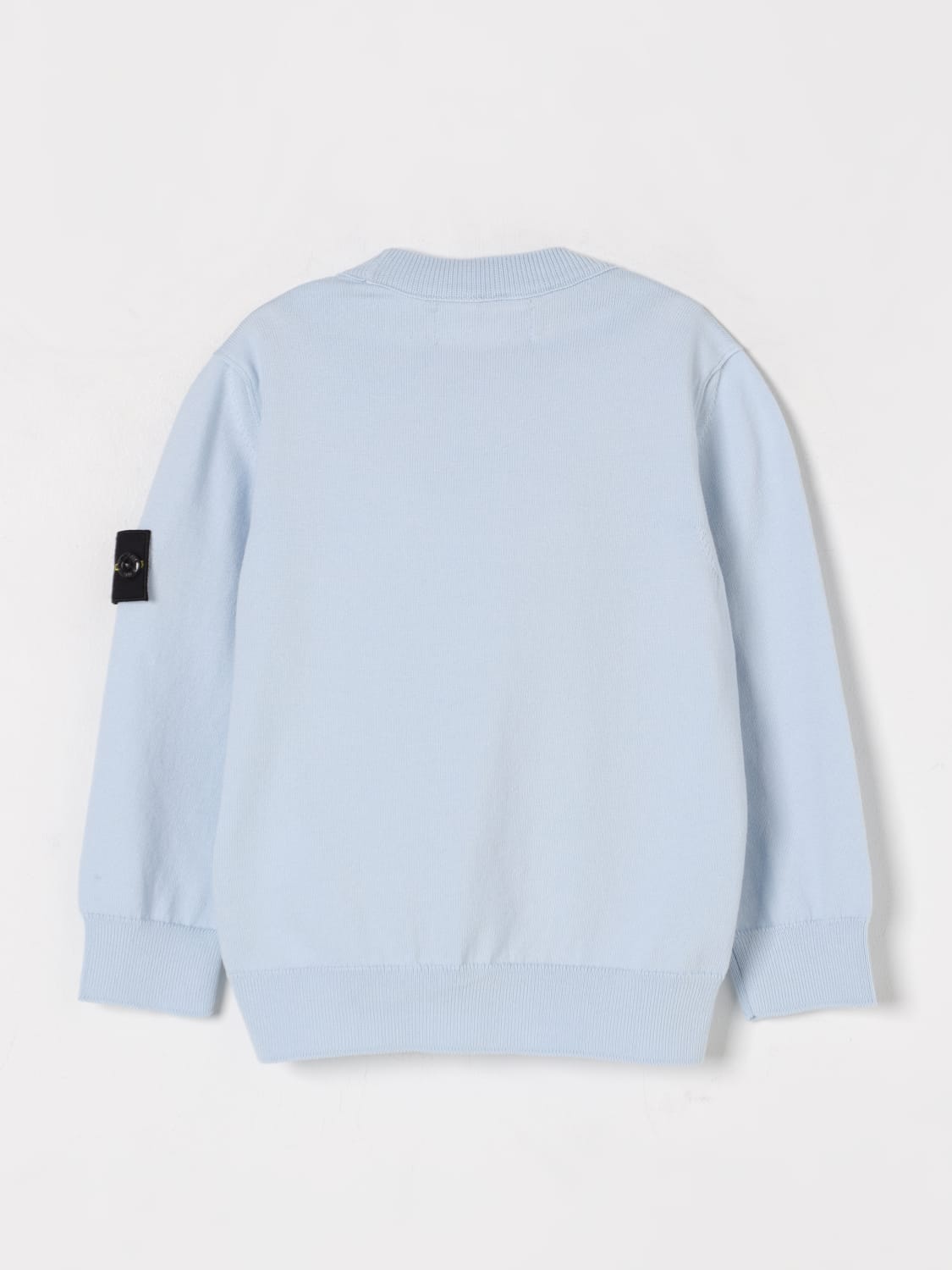 STONE ISLAND JUNIOR SWEATER: Sweater kids Stone Island Junior, Gnawed Blue - Img 2