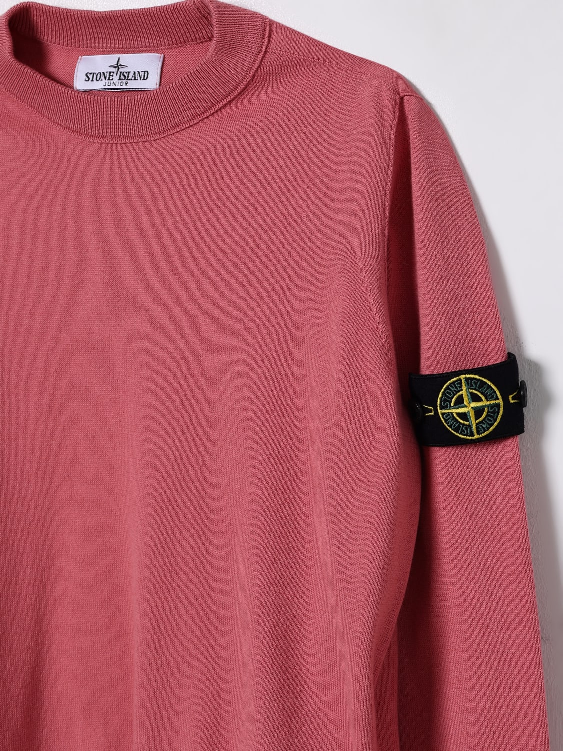 STONE ISLAND JUNIOR PULLOVER: Pullover kinder Stone Island Junior, Geranium - Img 3