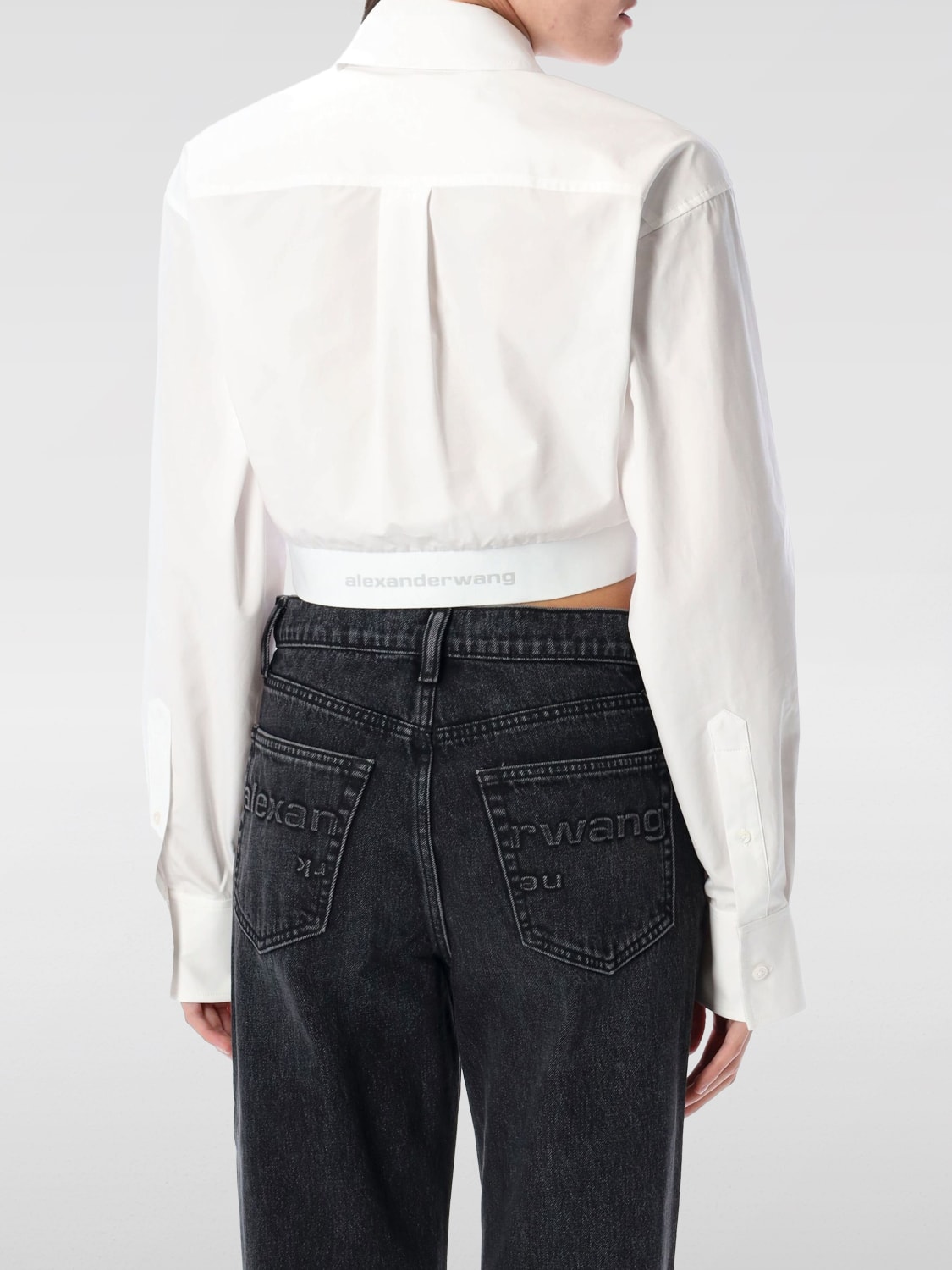 ALEXANDER WANG HEMDBLUSE: Hemdbluse damen Alexander Wang, Weiß - Img 2