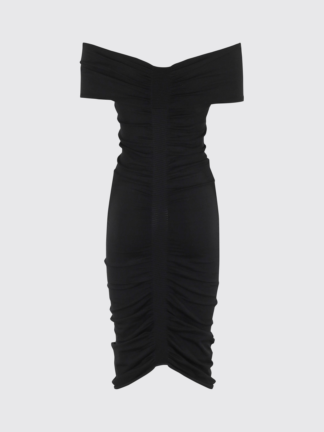 ALEXANDER WANG ABITO: Abito a tubino in cotone Alexander Wang, Nero - Img 2