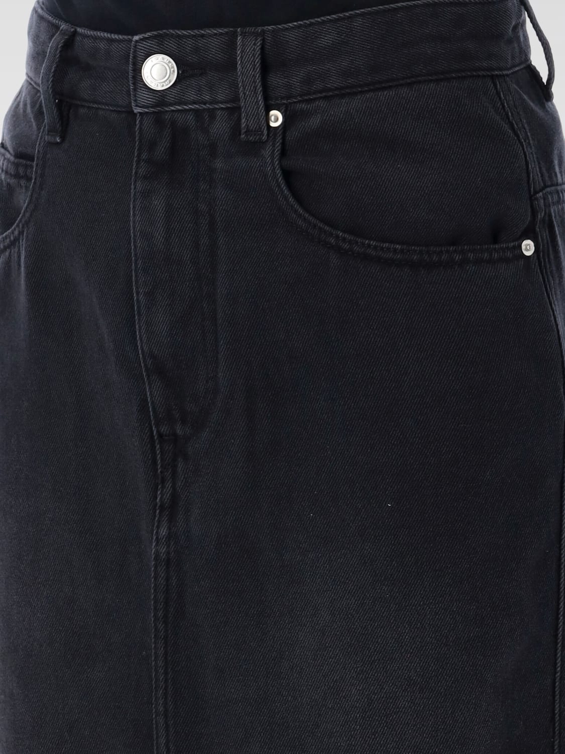 ISABEL MARANT 半身裙: 半身裙 女士 Isabel Marant, 黑色 - Img 3