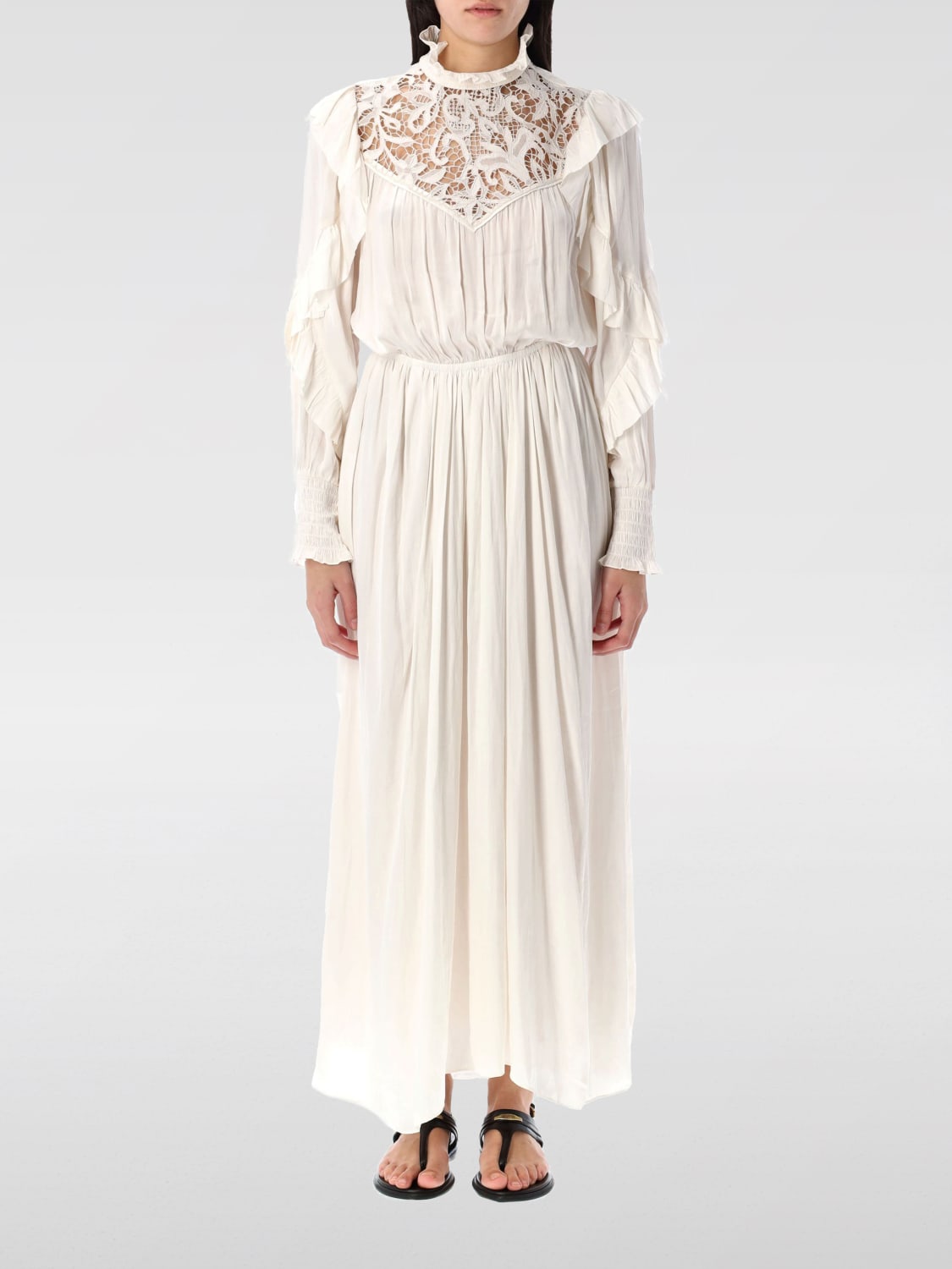 ワンピース ISABEL MARANT Woman Dress Ivory RO0730FAC1J17I 23EC ISABEL MARANT: Dress woman - Ivory | Isabel Marant dress