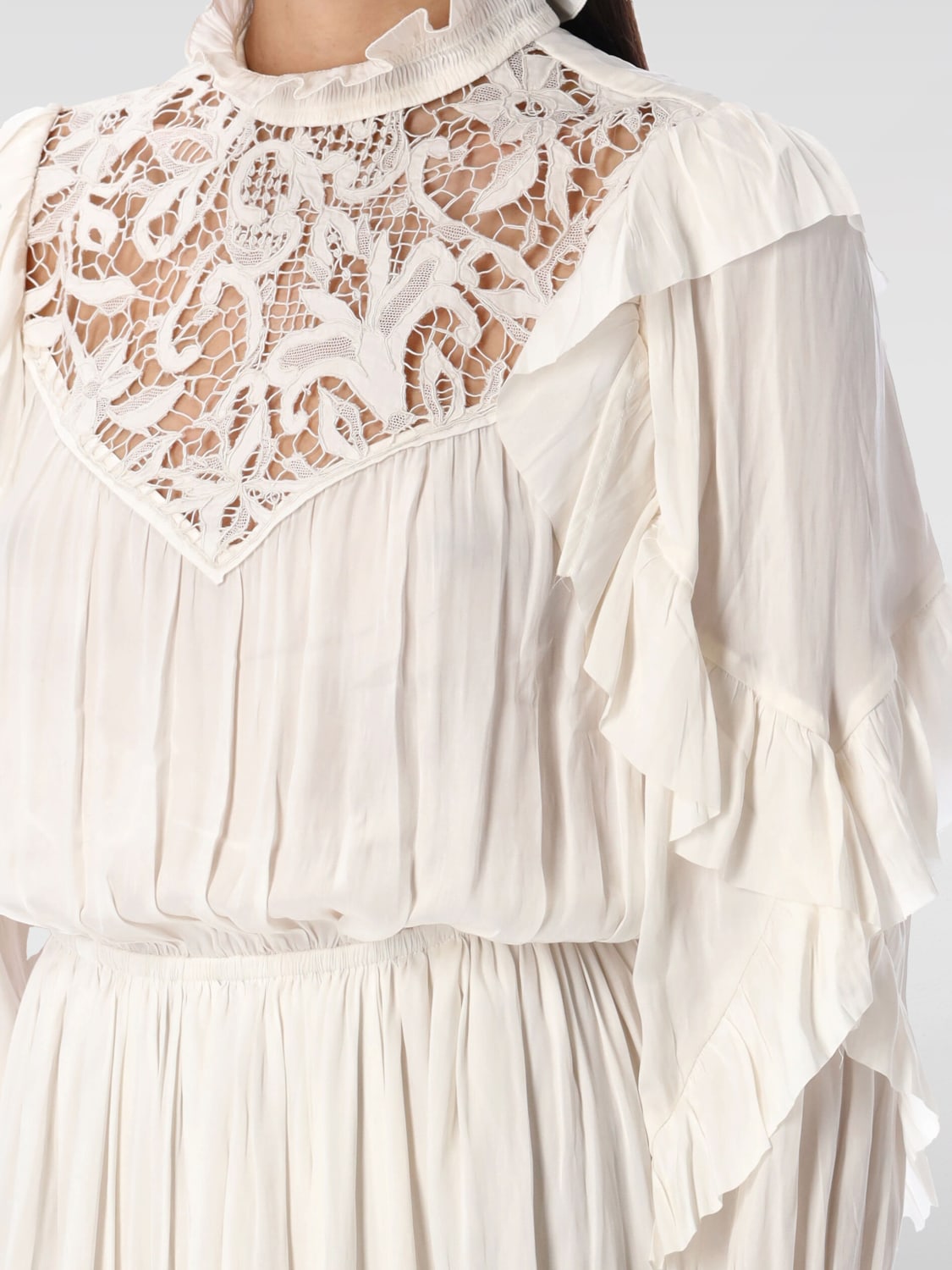 ワンピース ISABEL MARANT Woman Dress Ivory RO0730FAC1J17I 23EC ISABEL MARANT: Dress woman - Ivory | Isabel Marant dress