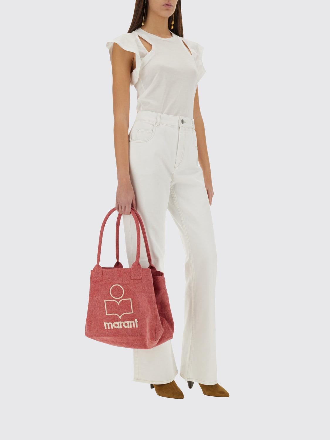 ISABEL MARANT JEANS: Jeans woman Isabel Marant, White - Img 2