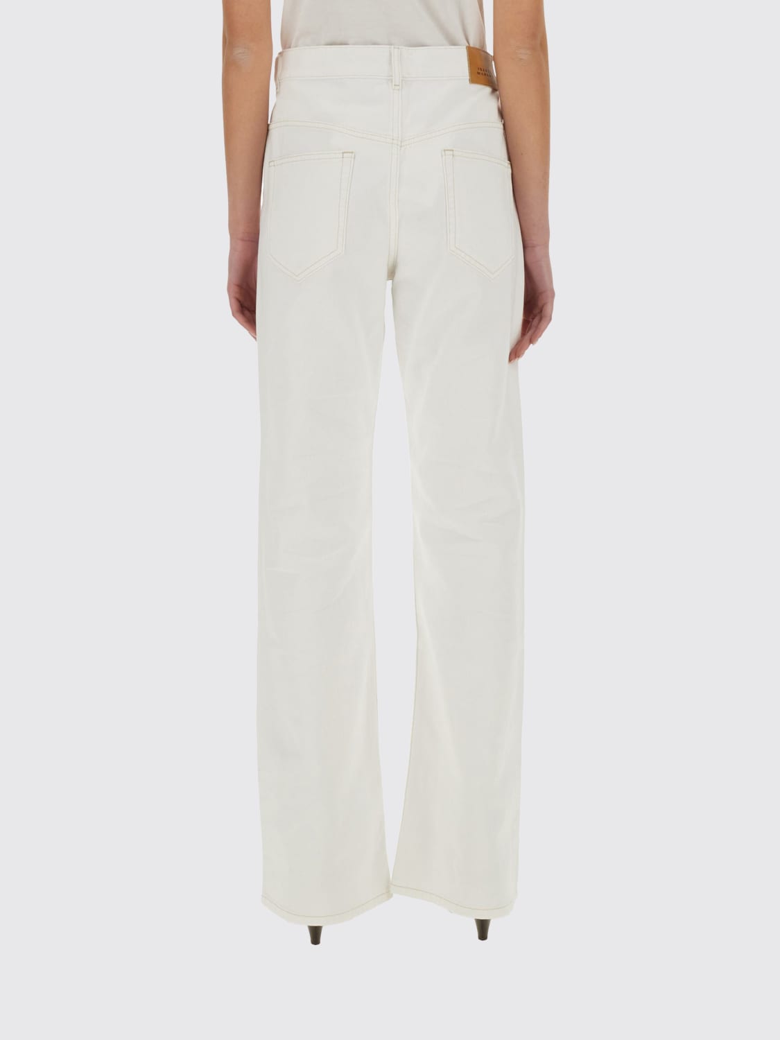 ISABEL MARANT JEANS: Jeans woman Isabel Marant, White - Img 3