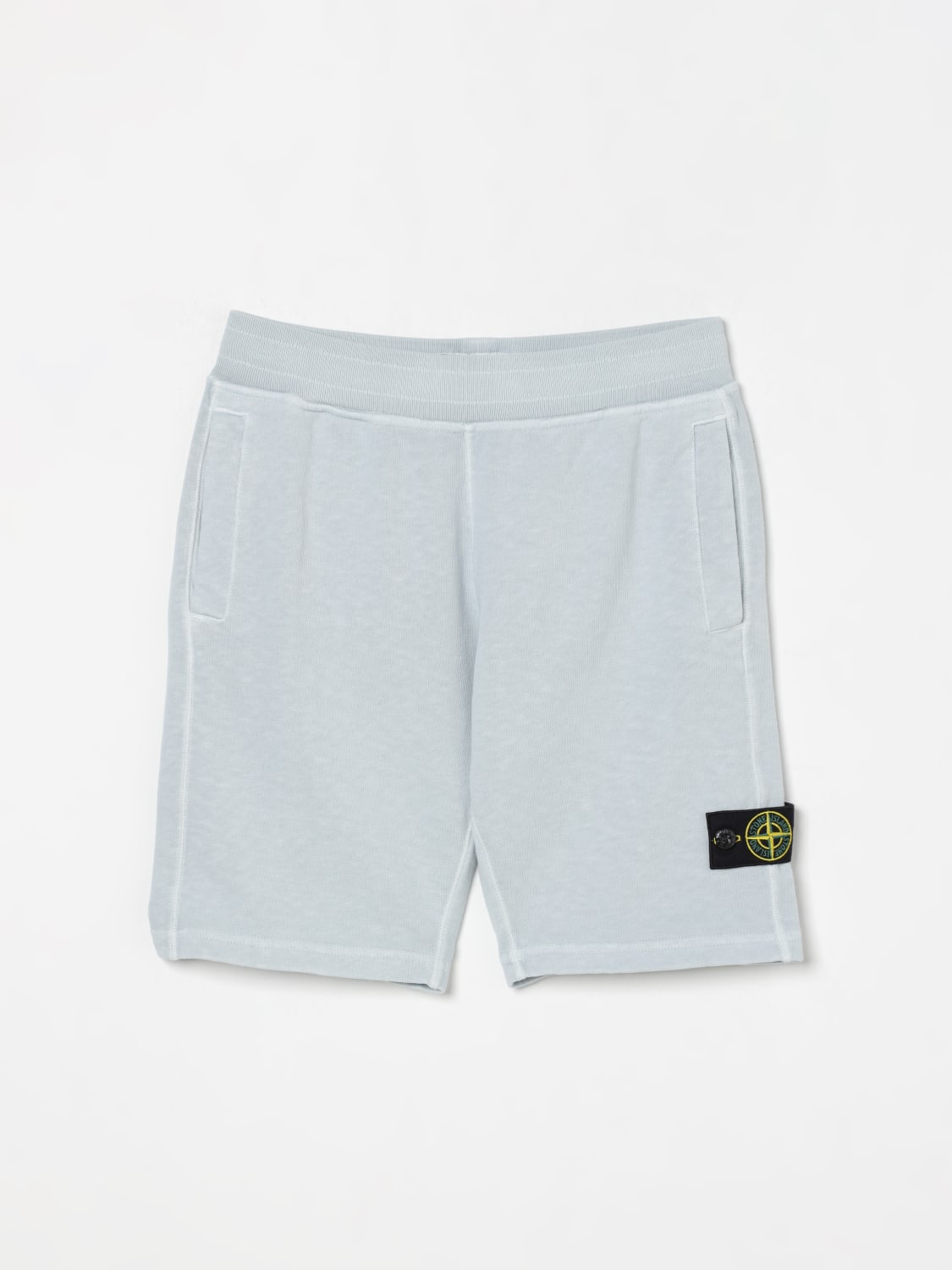 STONE ISLAND JUNIOR SHORTS: Pants kids Stone Island Junior, Sky Blue - Img 1