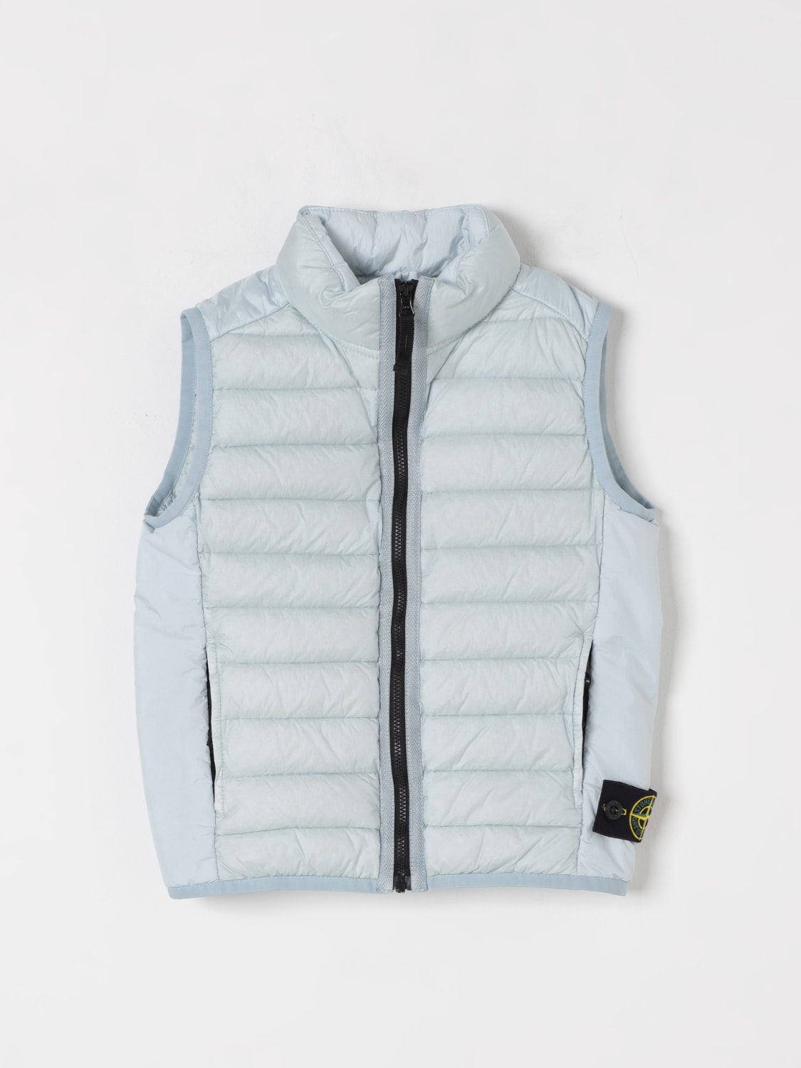 STONE ISLAND JUNIOR WESTE: Mäntel kinder Stone Island Junior, Hellblau - Img 1