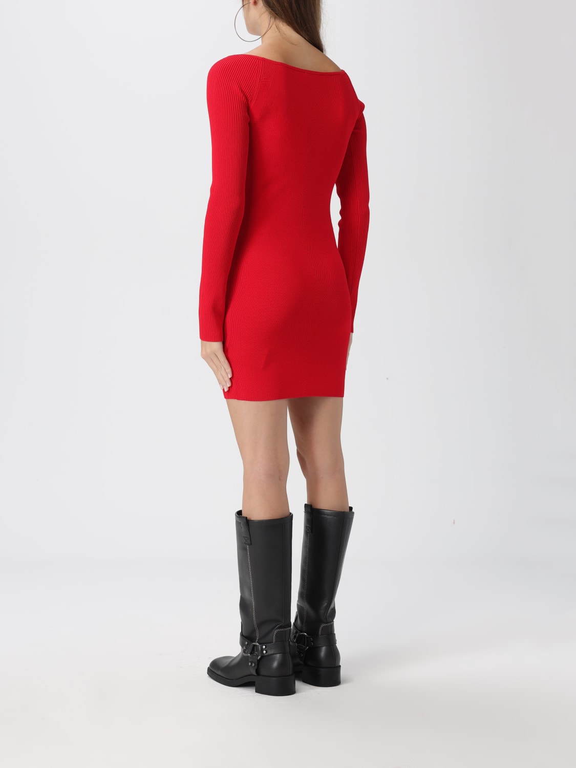 DIESEL DRESS: Dress woman Diesel, Red - Img 2