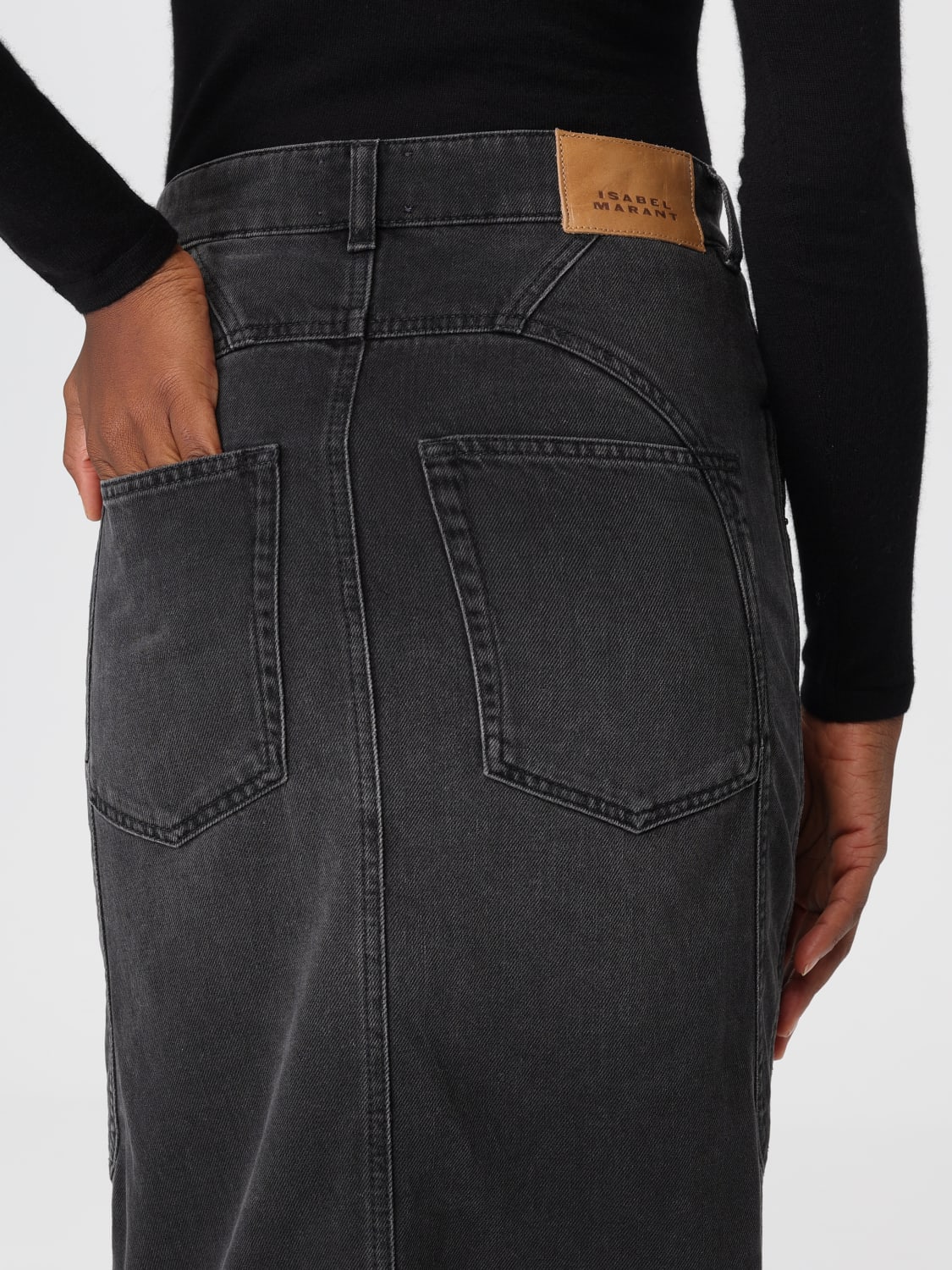 ISABEL MARANT JUPE: Jupe femme Isabel Marant, Noir - Img 4