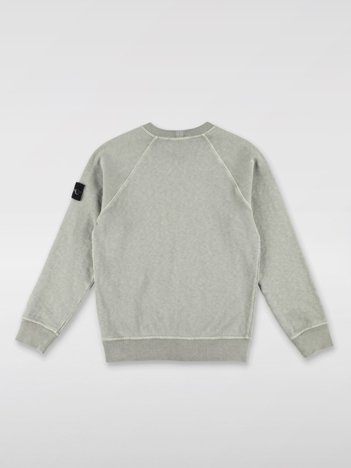 STONE ISLAND JUNIOR PULLOVER: Pullover kinder Stone Island Junior, Grau - Img 2