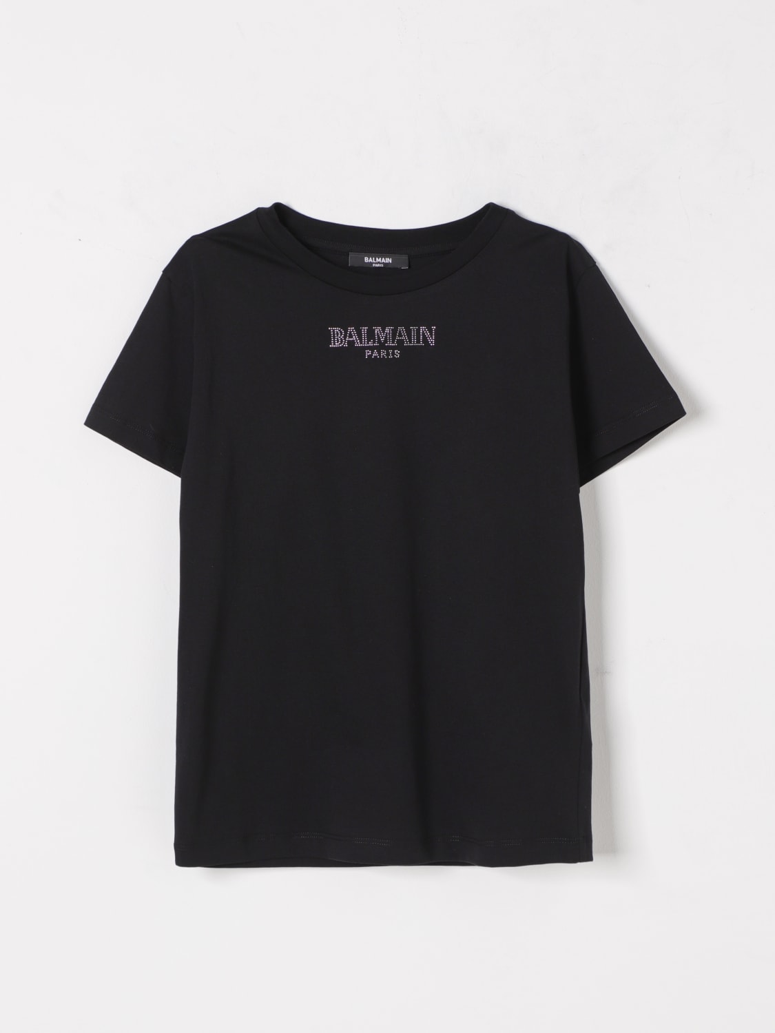 BALMAIN T-SHIRT: T-shirt kids Balmain, Black - Img 1