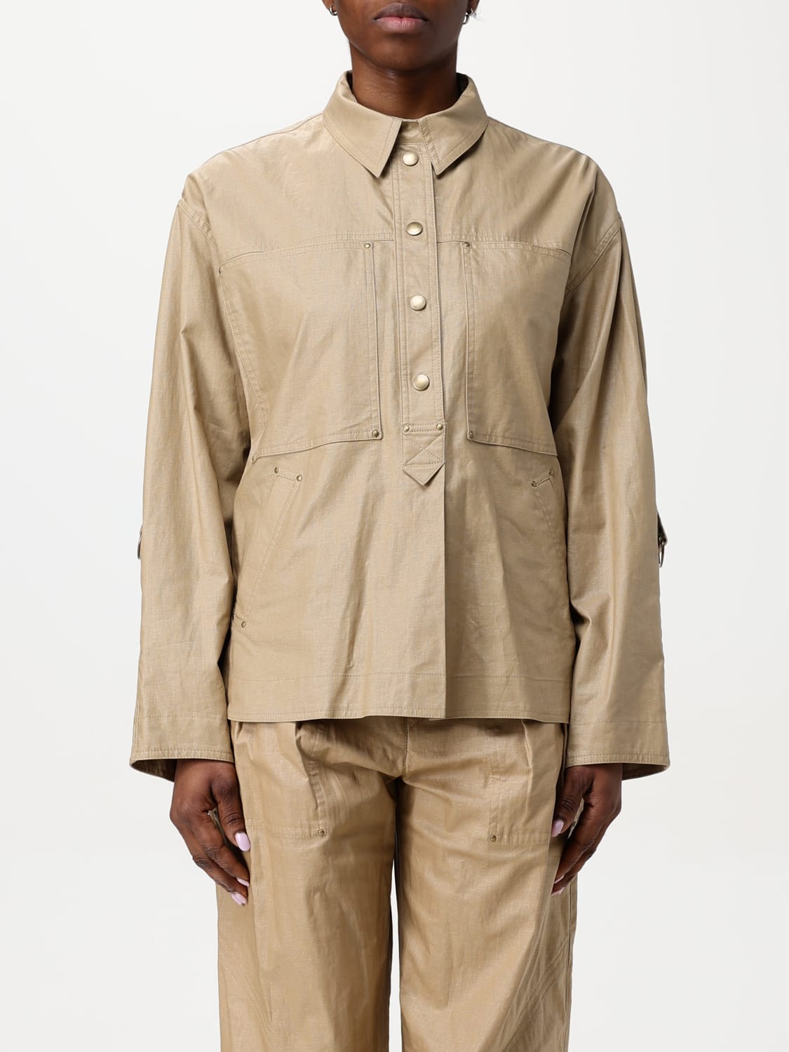 ISABEL MARANT SHIRT: Shirt woman Isabel Marant, Beige - Img 1