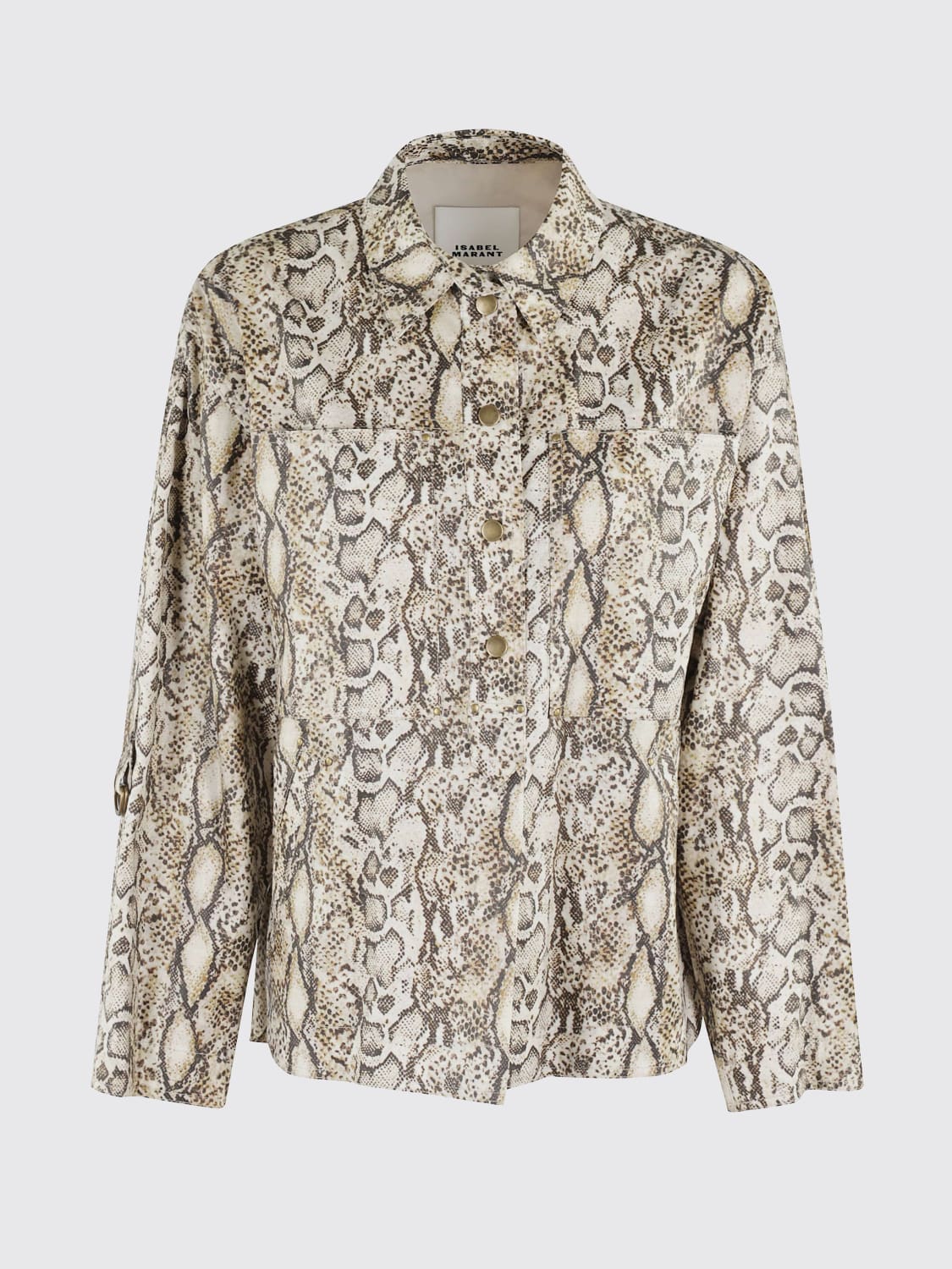 ISABEL MARANT HEMDBLUSE: Hemdbluse damen Isabel Marant, Braun - Img 1