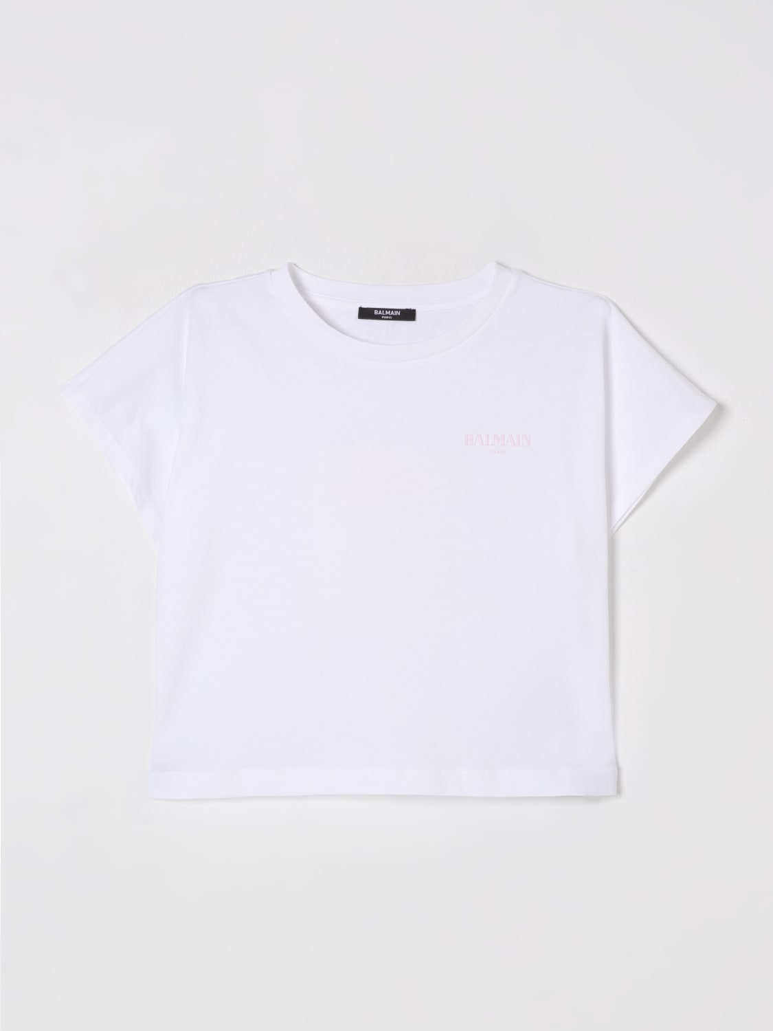 BALMAIN T-SHIRT: T-shirt kids Balmain, White - Img 1