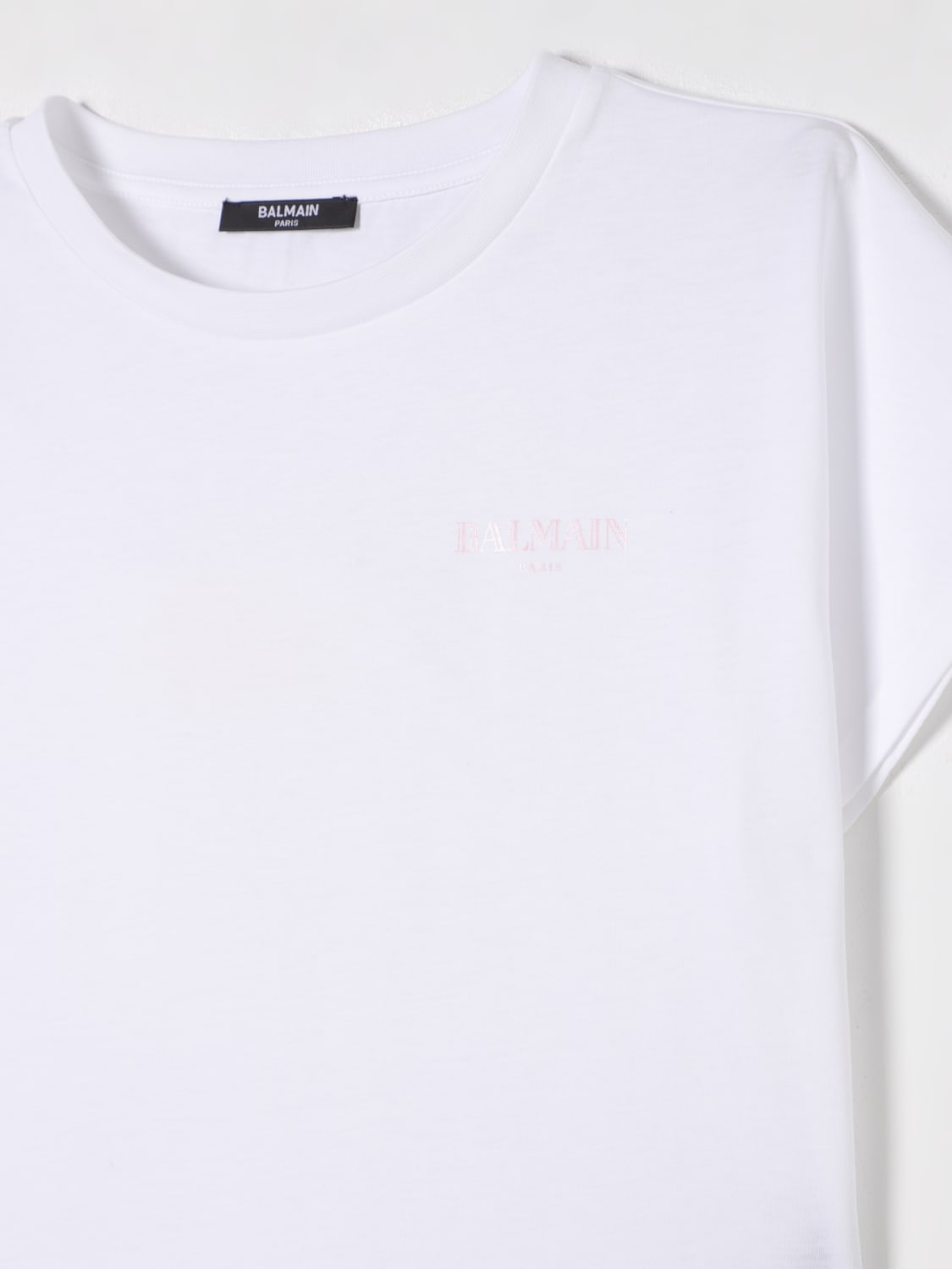 BALMAIN T-SHIRT: T-shirt kids Balmain, White - Img 3