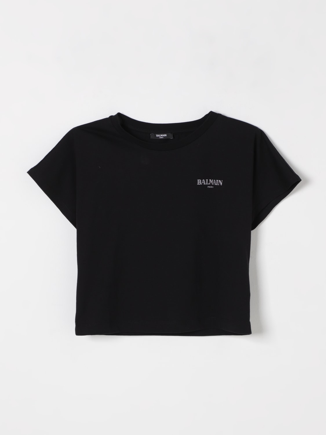 BALMAIN T-SHIRT: T-shirt kids Balmain, Black - Img 1
