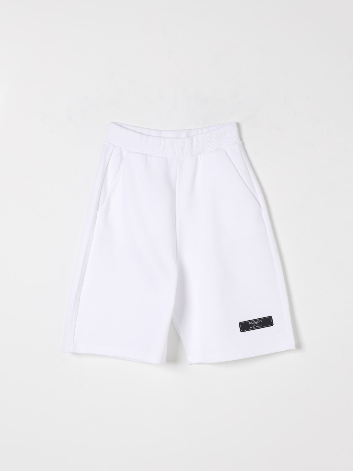 BALMAIN SHORTS: Hose kinder Balmain, Weiß - Img 1