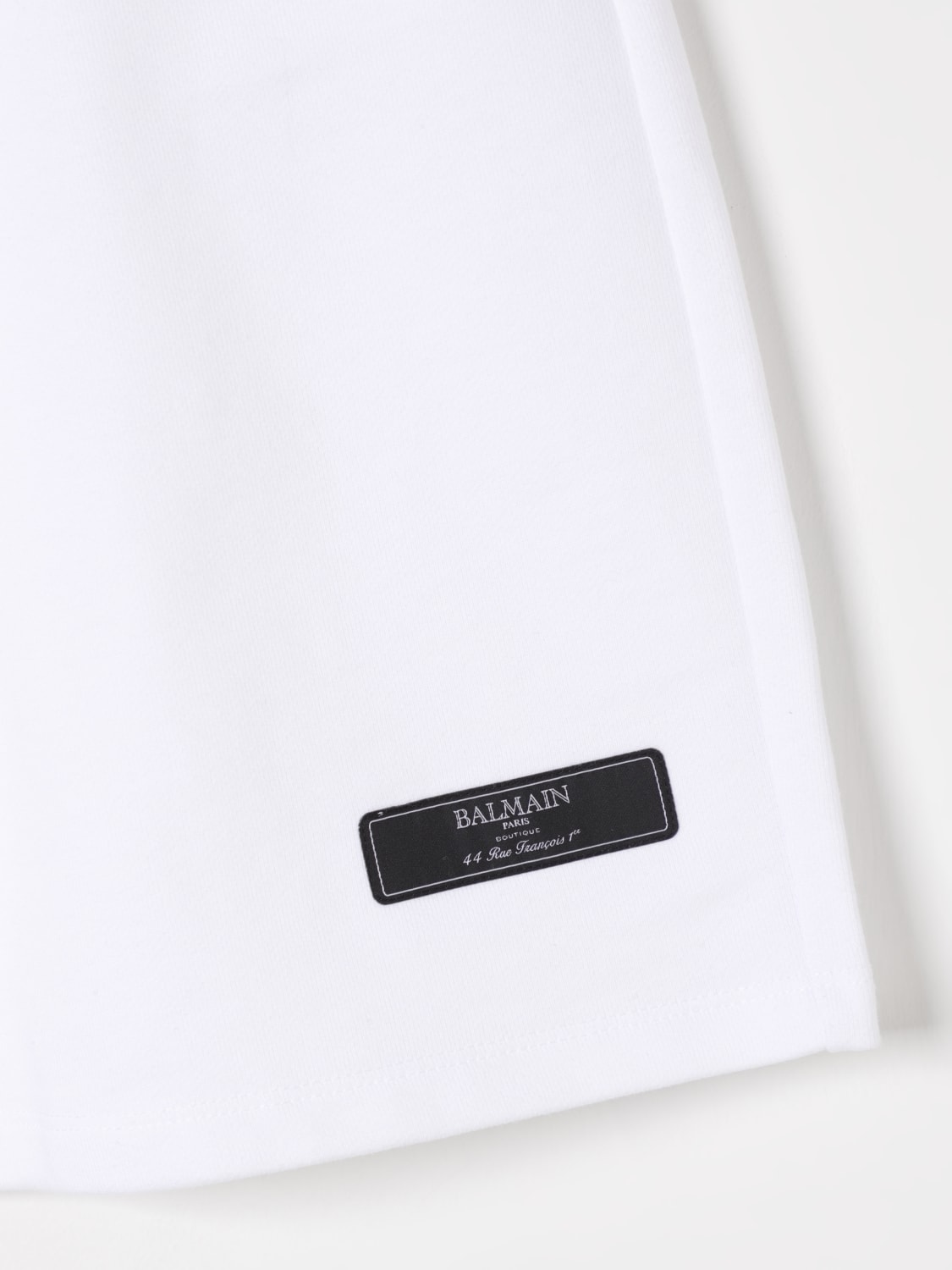 BALMAIN SHORTS: Hose kinder Balmain, Weiß - Img 3