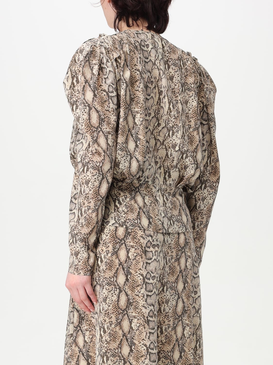 ISABEL MARANT TOP: Shirt woman Isabel Marant, Beige - Img 3