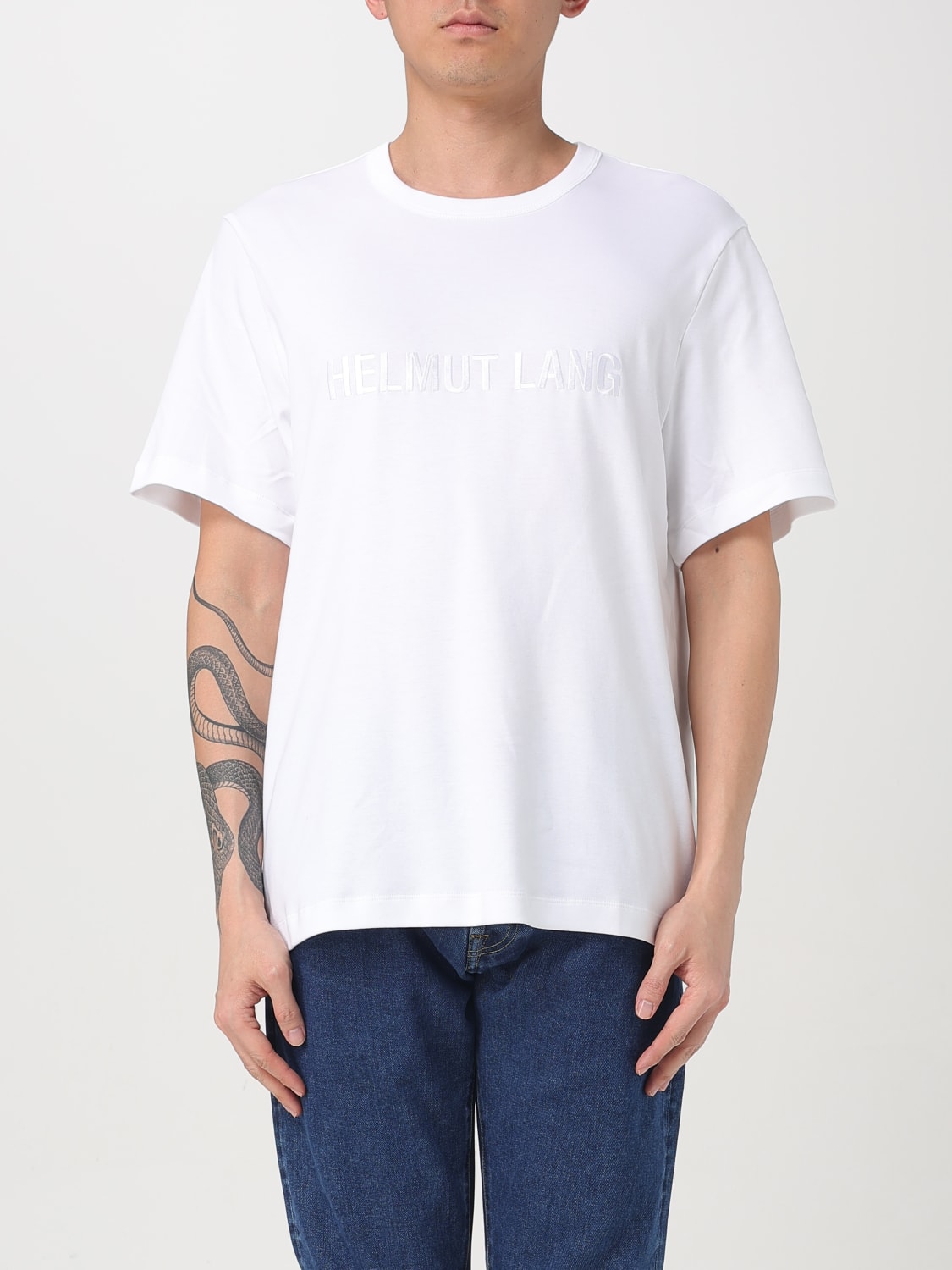 HELMUT LANG T-SHIRT: T-shirt men Helmut Lang, White - Img 1