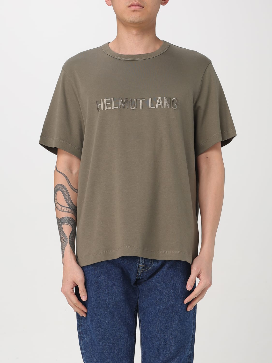Tシャツ・カットソー HELMUT LANG Men T-shirt Beige O04HM599 F0X HELMUT LANG: T-shirt men - Beige | Helmut Lang t-shirt