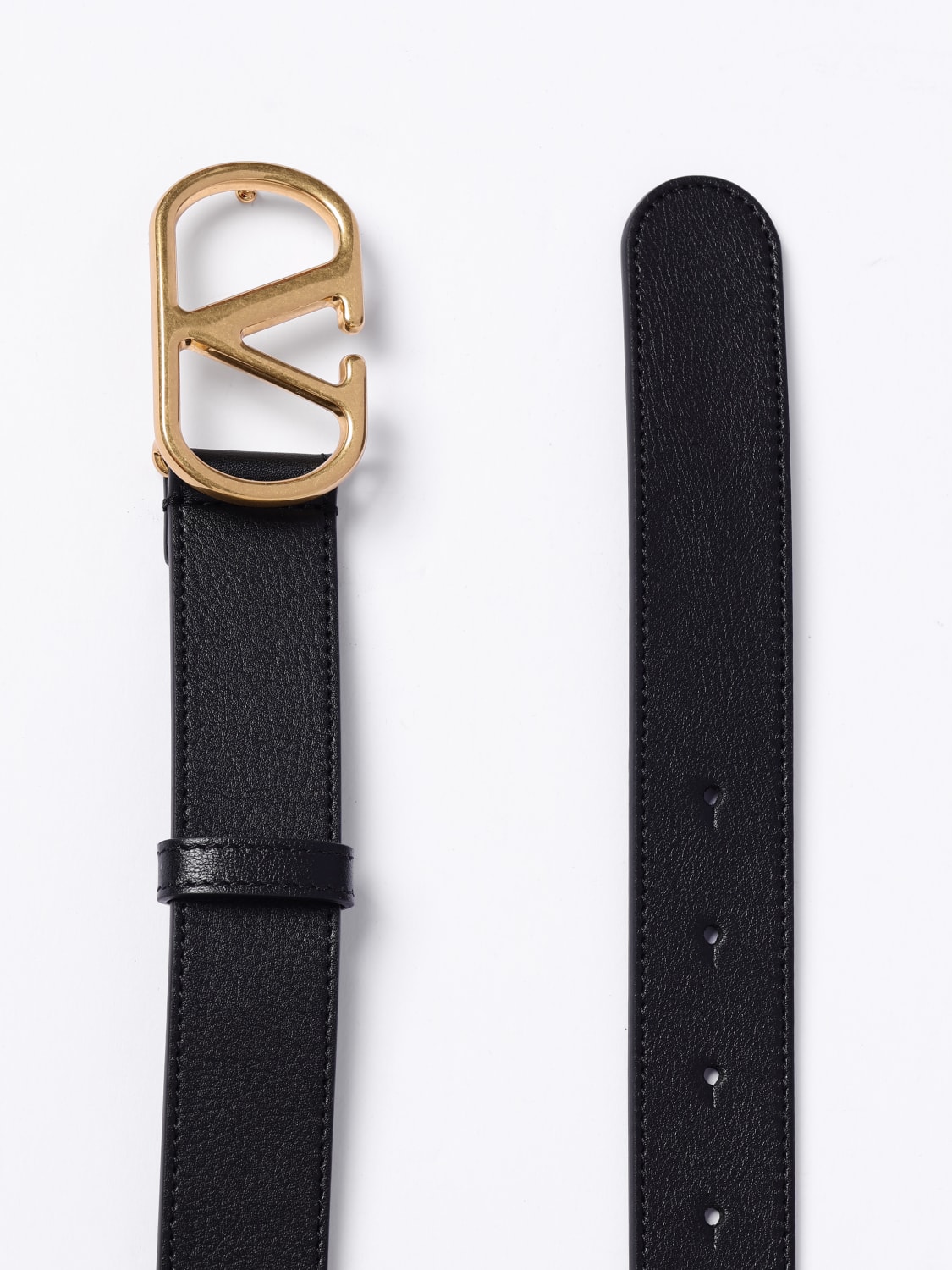VALENTINO GARAVANI: Belt woman - Black | Valentino Garavani