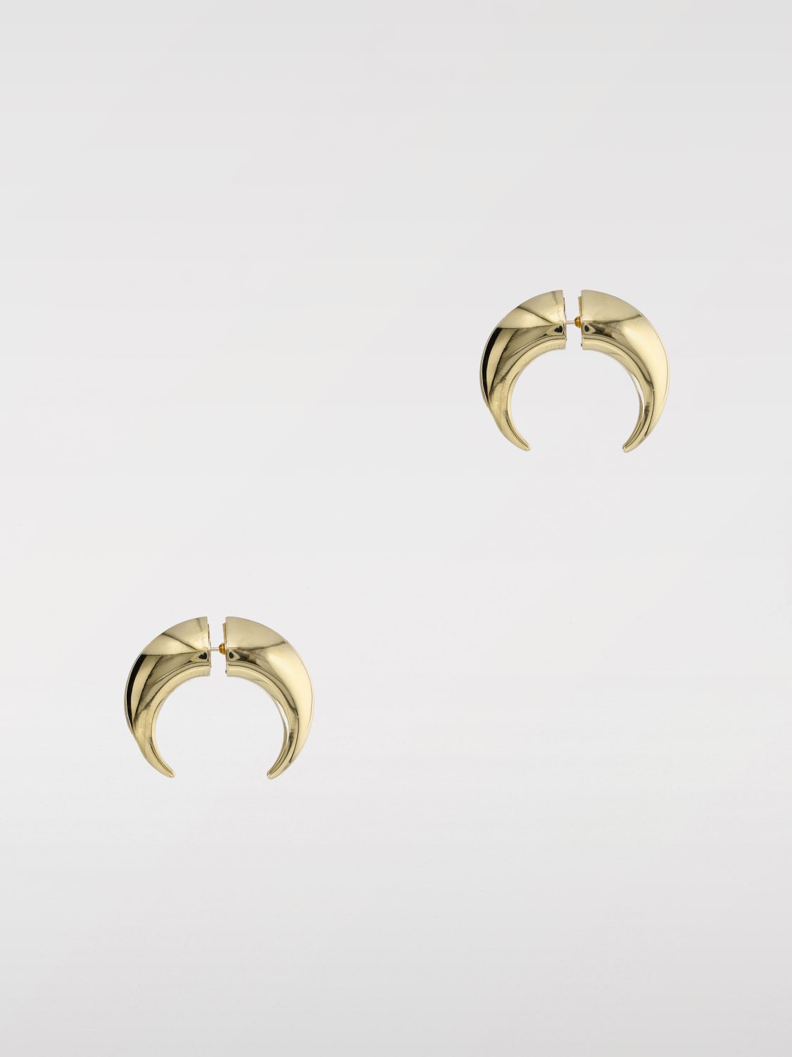 MARINE SERRE GIOIELLO: Orecchino sciamanico a bottone regenerated moon Marine Serre, Oro - Img 1