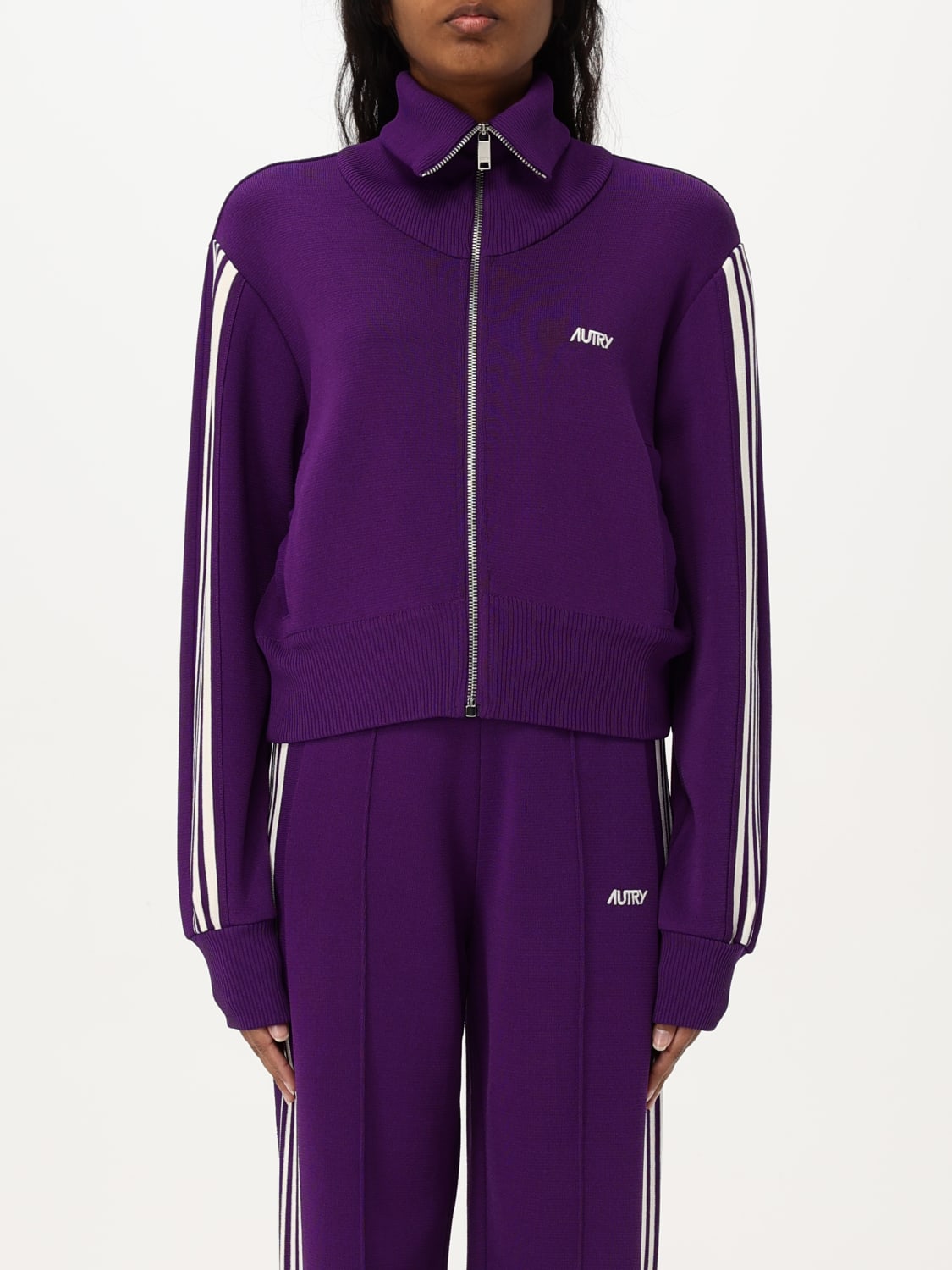 AUTRY SWEATSHIRT: Sweatshirt woman Autry, Violet - Img 1