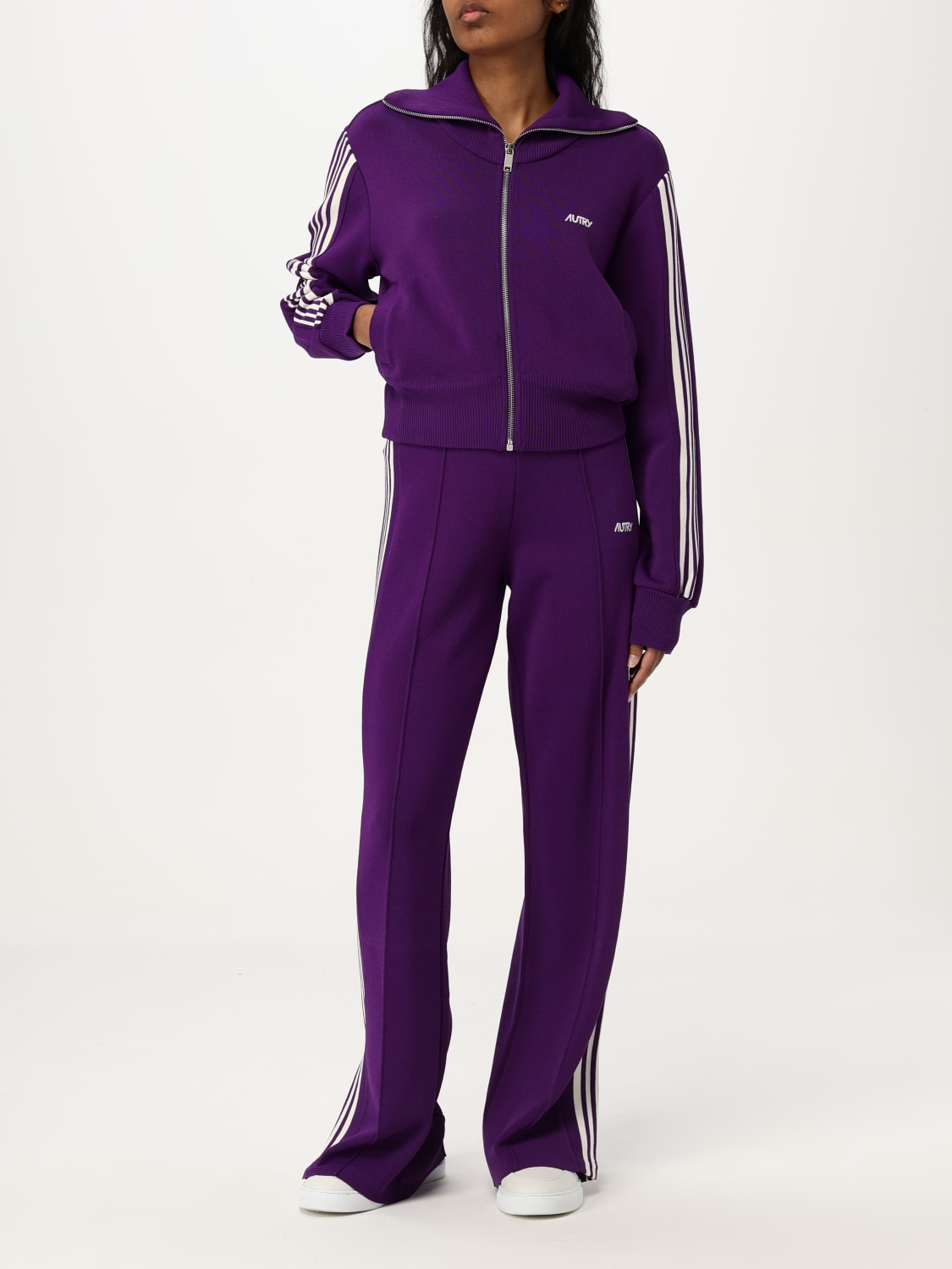 AUTRY SWEATSHIRT: Sweatshirt woman Autry, Violet - Img 2