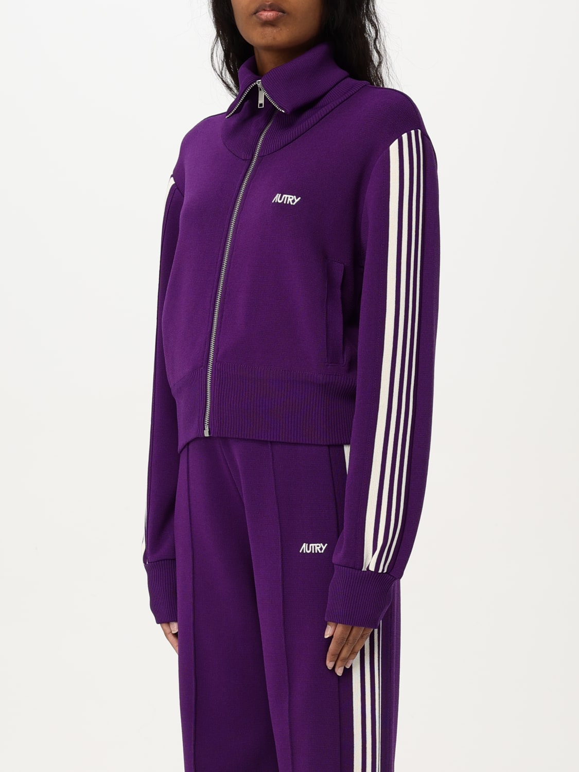 AUTRY SWEATSHIRT: Sweatshirt woman Autry, Violet - Img 4