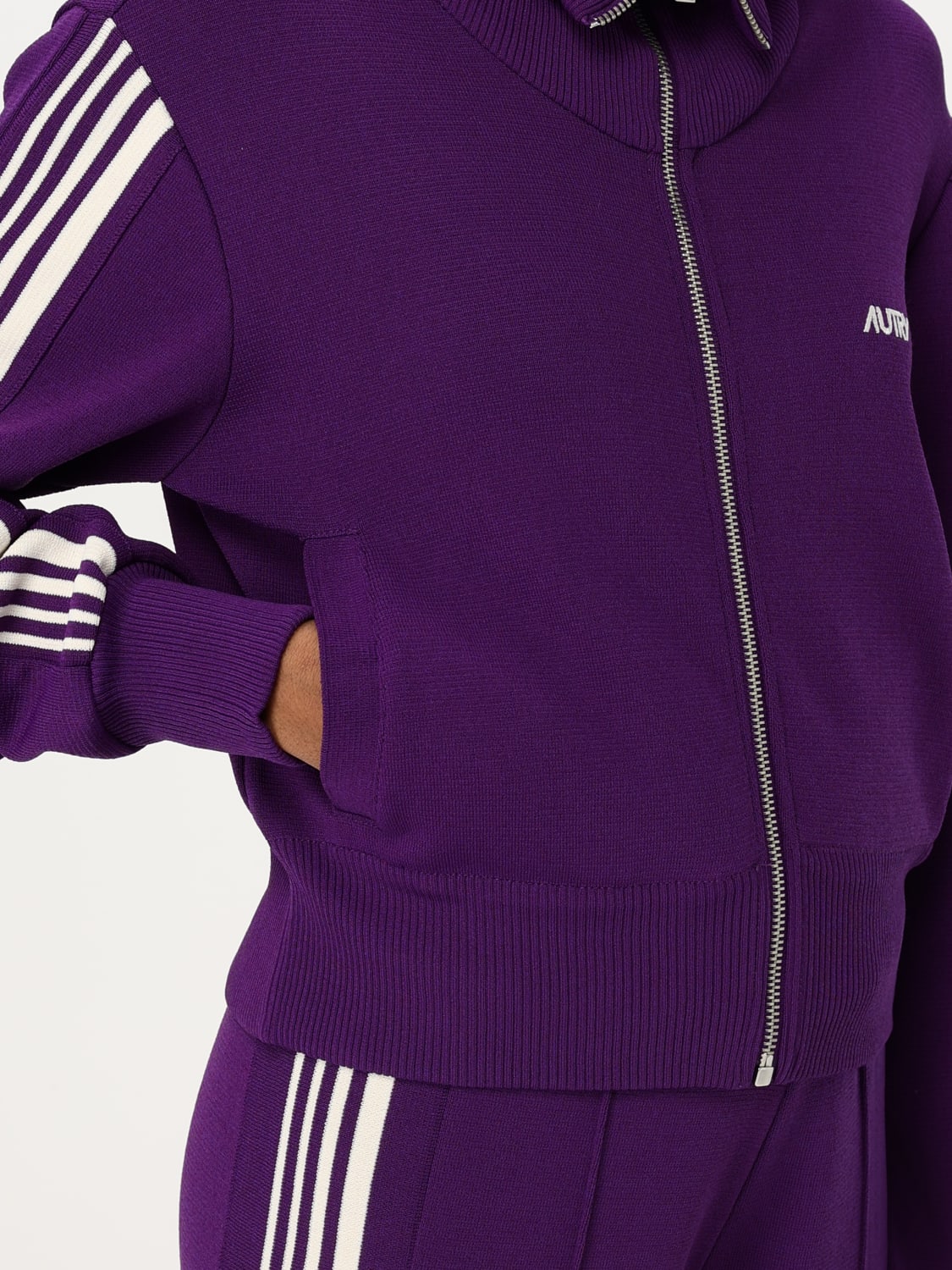 AUTRY SWEATSHIRT: Sweatshirt woman Autry, Violet - Img 5