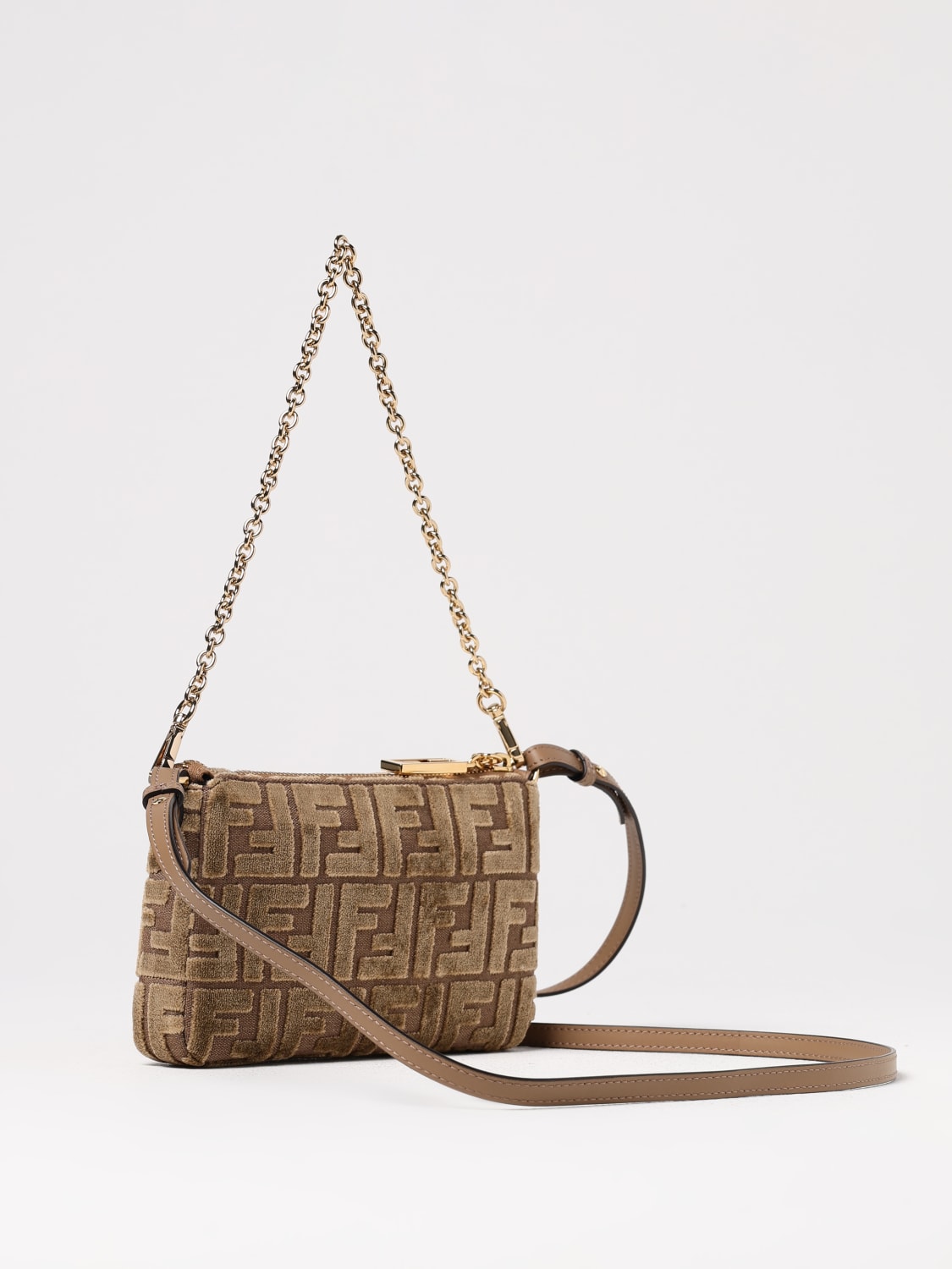 FENDI MINI BAG: Clutch woman Fendi, Beige - Img 3