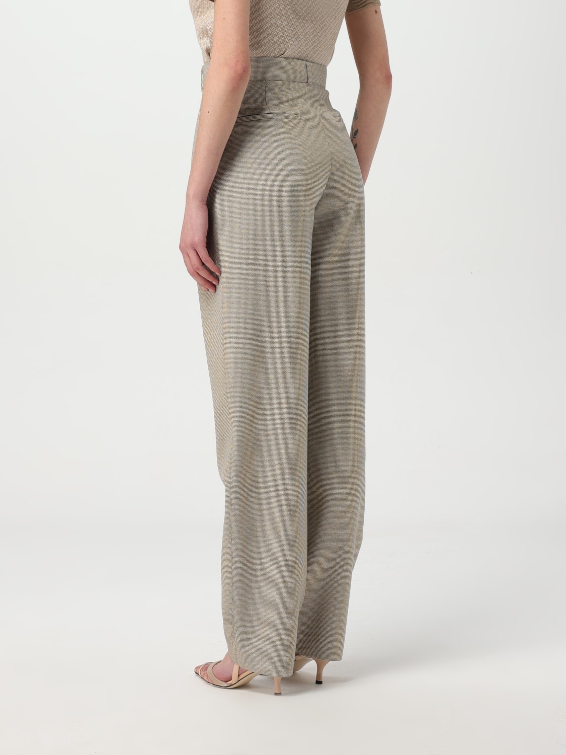 パンツ FENDI Woman Pants Beige FR6608ATQW F1QYI FENDI: Pants woman - Beige | Fendi pants FR6608ATQW online