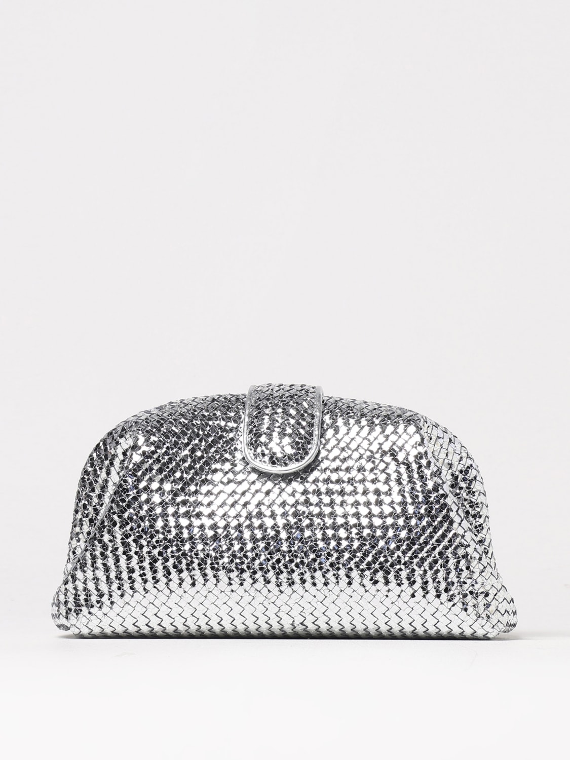 クラッチバッグ BOTTEGA VENETA Woman Clutch Silver 804467V4PG1 8101 BOTTEGA VENETA: Shoulder bag woman - Silver | Bottega Veneta