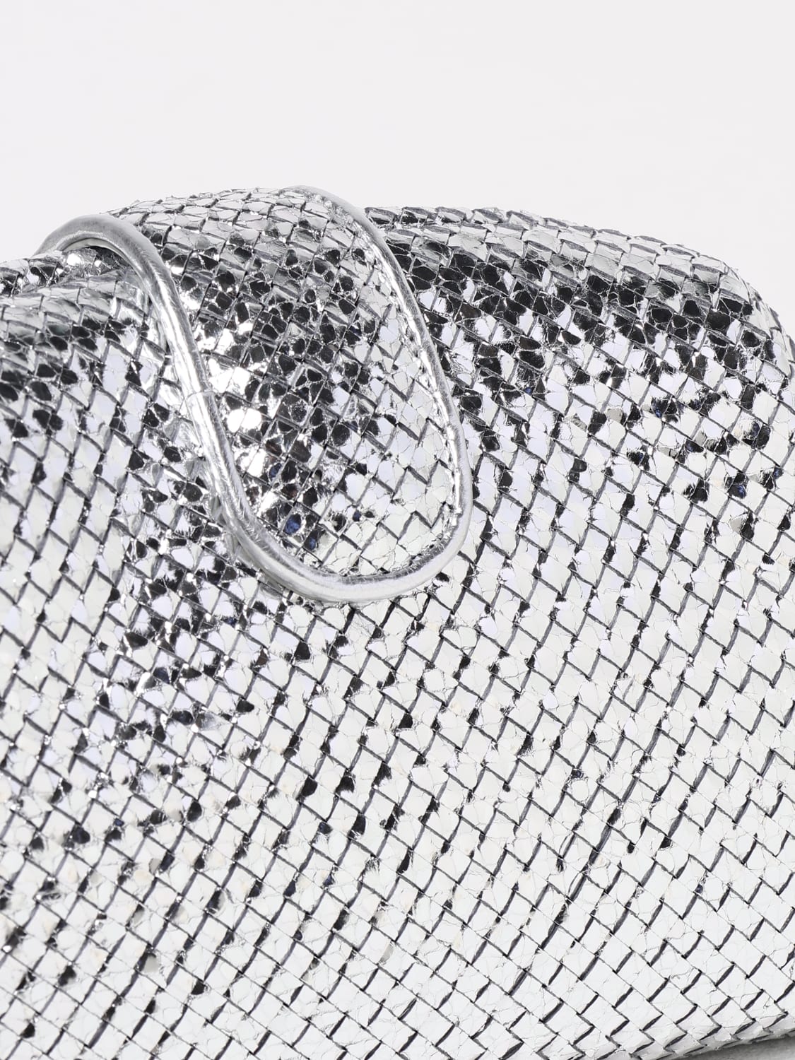 クラッチバッグ BOTTEGA VENETA Woman Clutch Silver 804467V4PG1 8101 BOTTEGA VENETA: Shoulder bag woman - Silver | Bottega Veneta