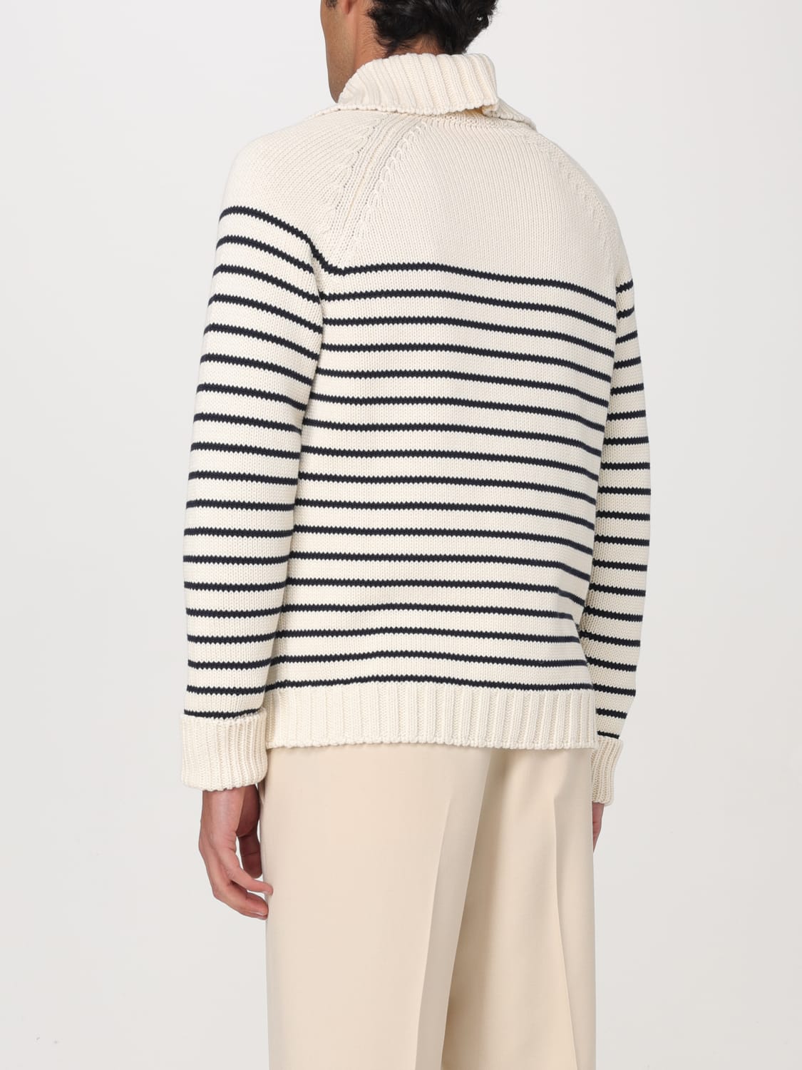 VALENTINO JERSEY: Cárdigan hombre Valentino, Beige - Img 3