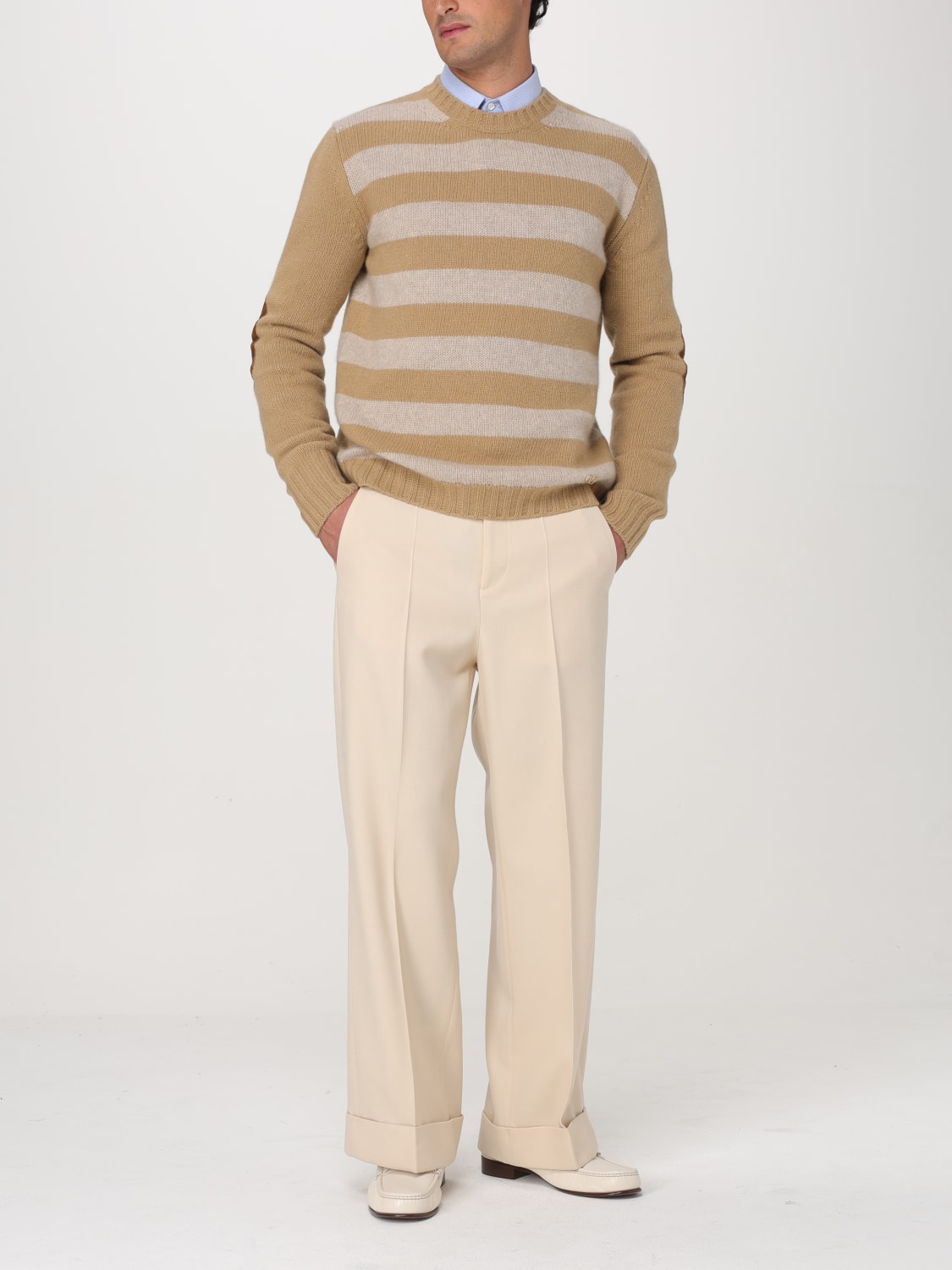 VALENTINO SWEATER: Sweater men Valentino, Beige - Img 2